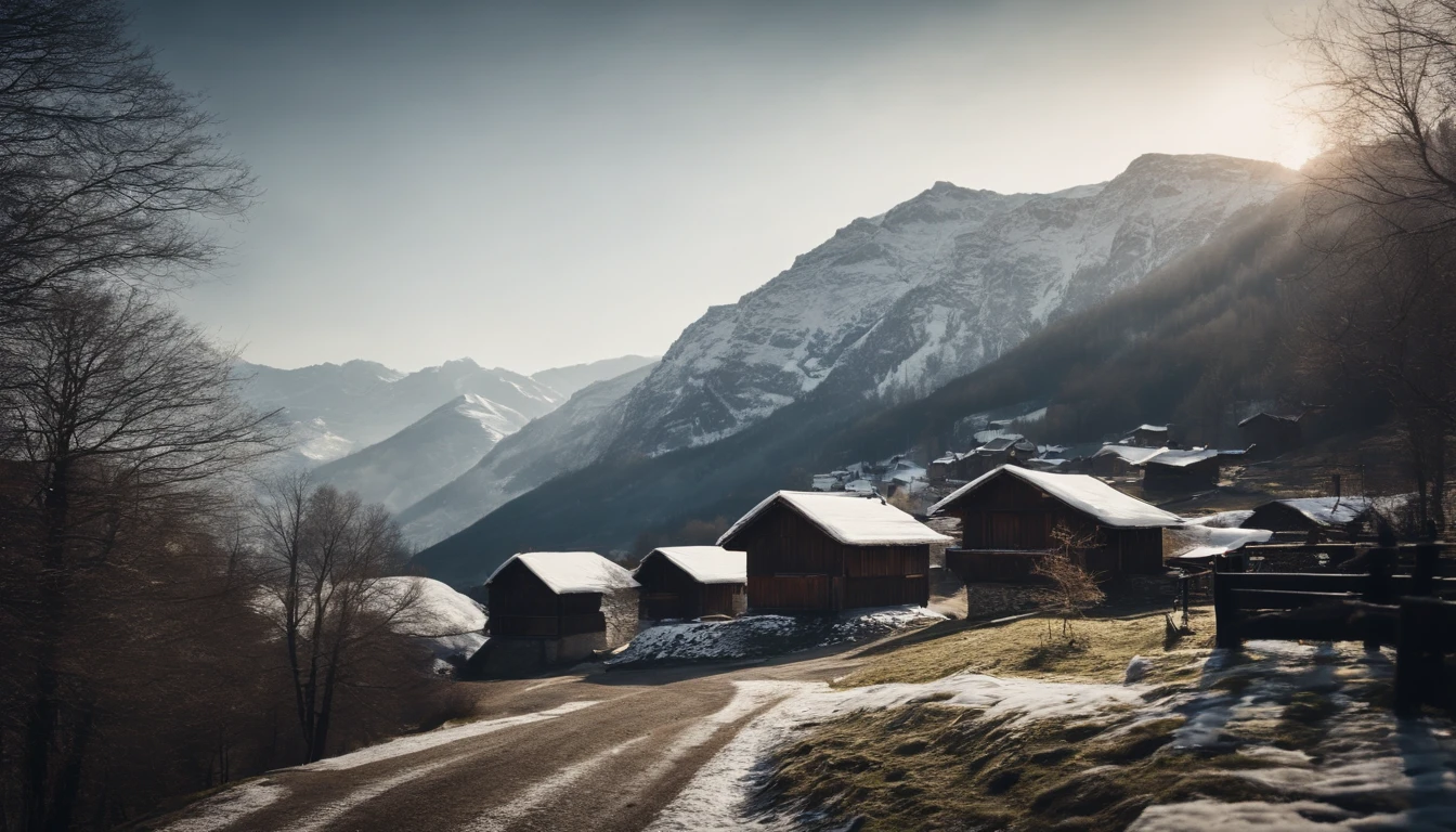 1 day in winter,A small village in the mountains,Spring Approaching,wanting