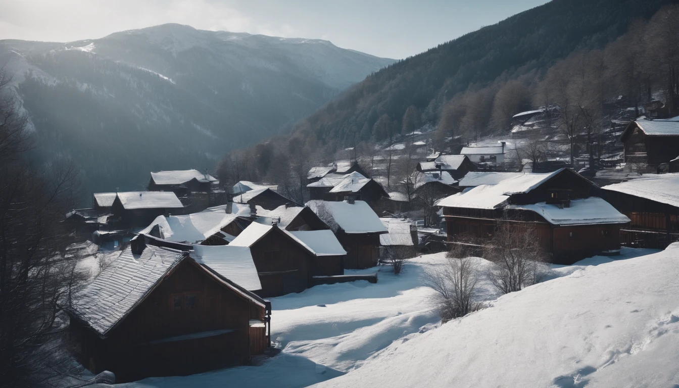 1 day in winter,A small village in the mountains,Spring Approaching,wanting