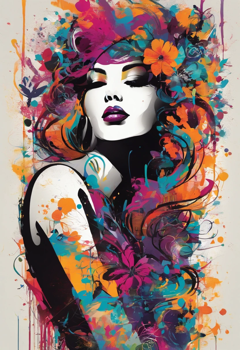 world of sex, art inspired by Bill Sienkiewicz and Dave McKean