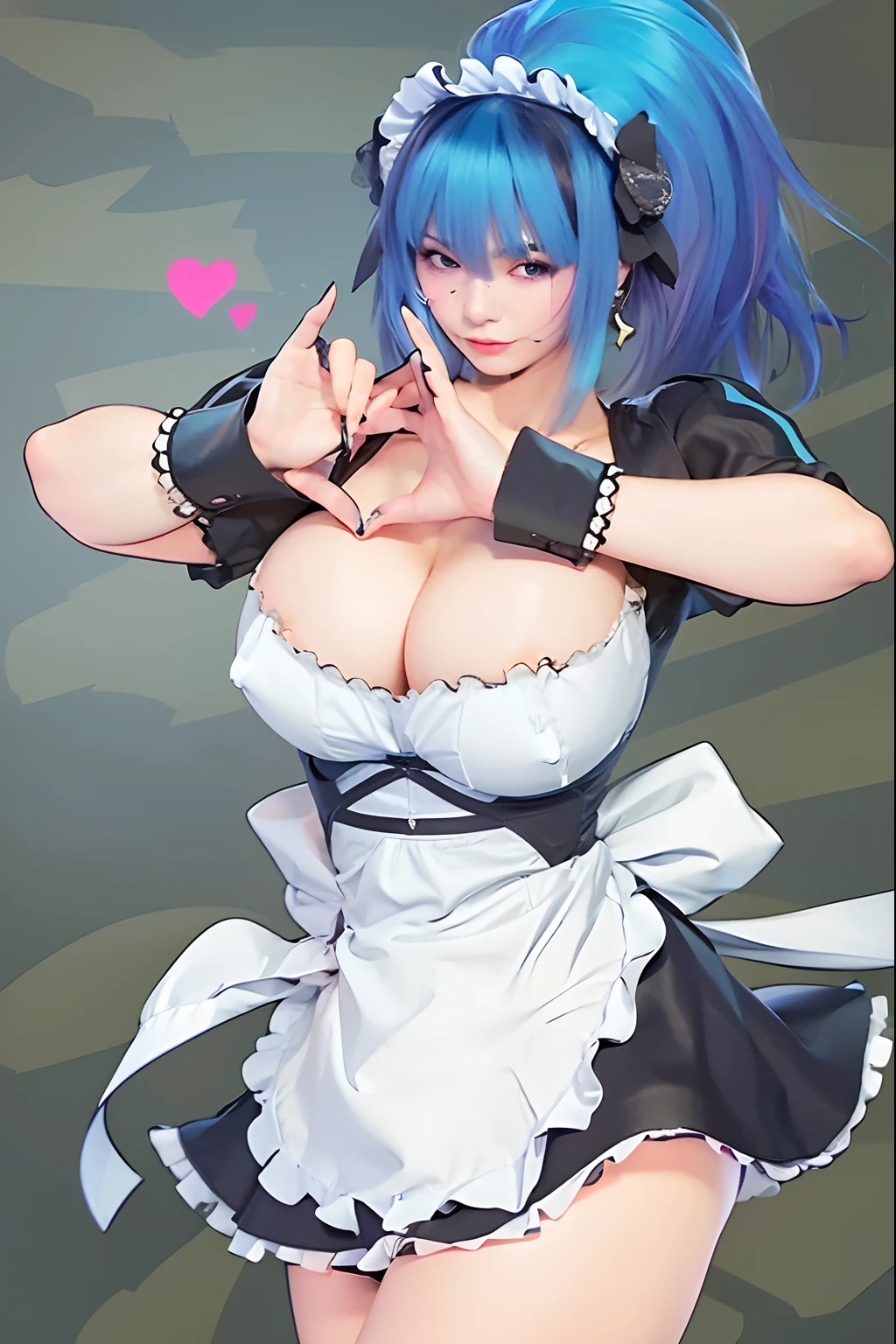 1girl, 24 years old girl, (Large D breast: 1.6), sexy breast, cleavage, (open front clothes: 1.3), sexy bra, real skin, realistic skin, real breast, realistic breast, detailed skin features, detailed clothes features, body proportions, voluptious body, ultra-detailed, real face, detailed facial features, (dark blue hair: 1.37), beautiful eyes, (dark blue eyes: 1.35), detailed eyes, parted lips, gloss on lips, detailed face and breast, best quality, masterpiece, 8k, RAW photography,