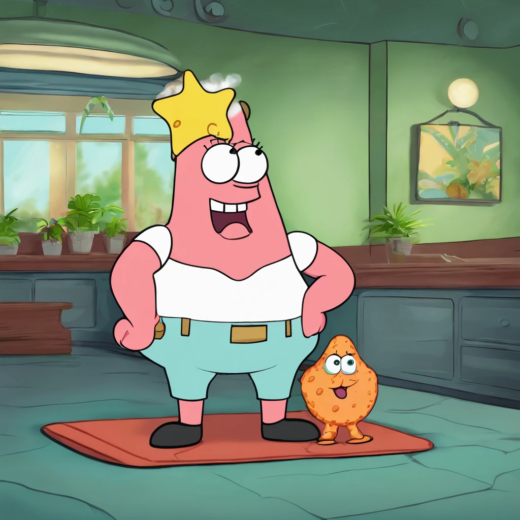 Patrick Star, from bob sponge, training