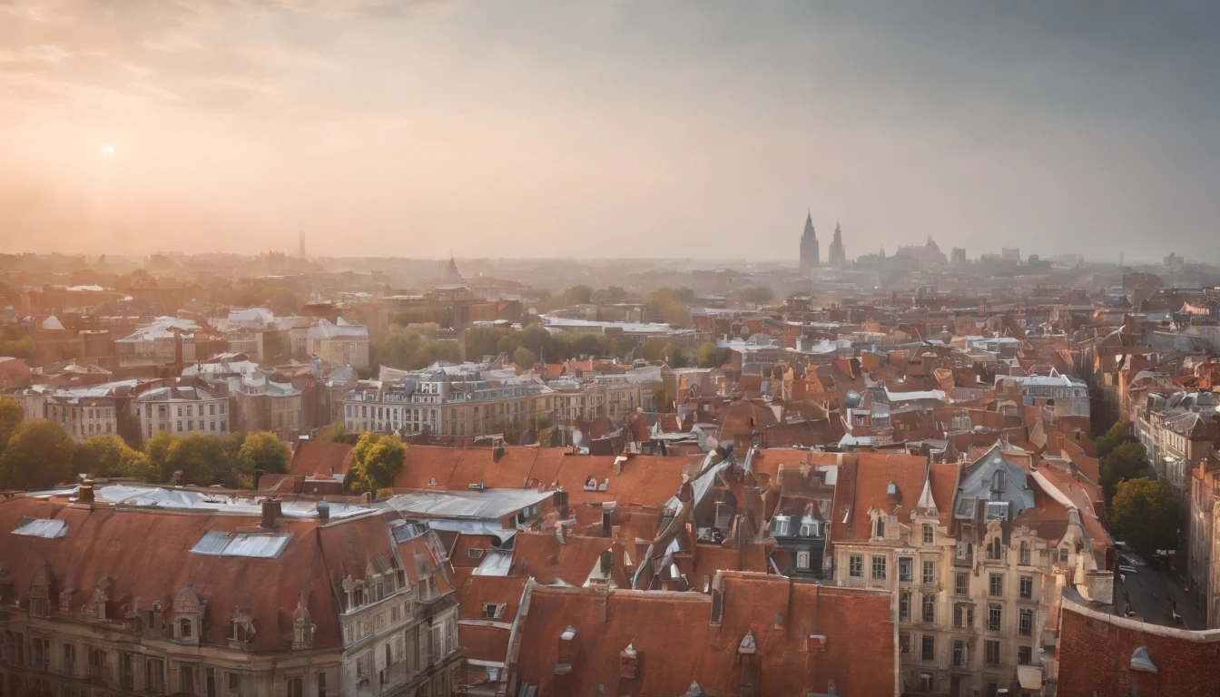 A city scape,Buildings,good morning,Start a good day,fullness