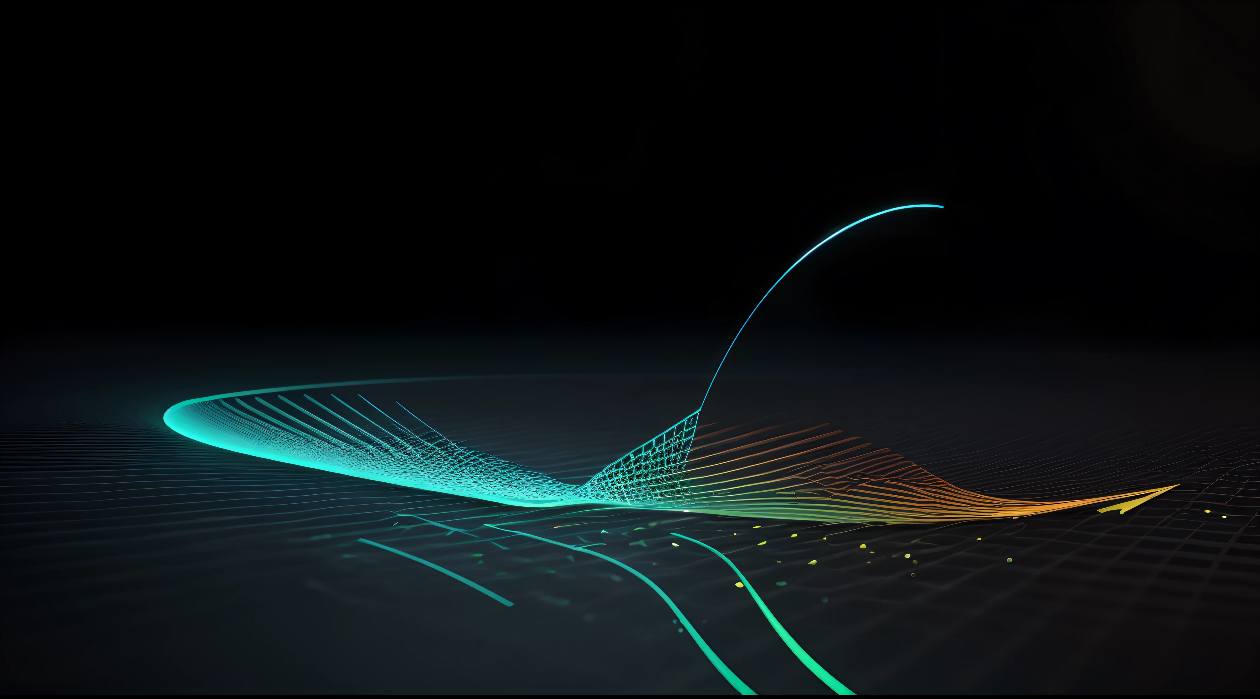 Engaging 3D visualization featuring stunning graphs、glinting