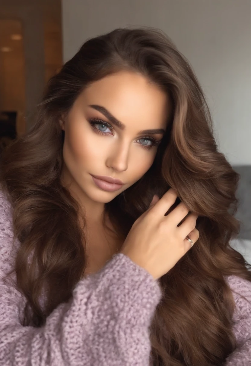 Femme arafed avec une tenue sexy, fille sexey aux yeux bruns, Portrait Sophie Mudd, cheveux bruns et grands yeux, selfie of a young woman, Yeux de chambre, Violet Myers, sans maquillage, maquillage naturel, looking straight at camera, Visage avec Artgram, Maquillage subtil, Superbe photo du corps entier, dans la chambre, clivage, tits, ass, sexey, Sexe, levrette, position Sexee,