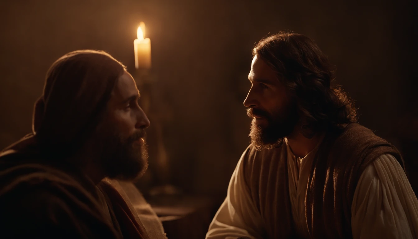 Sharing the light: Jesus and Nicodemus