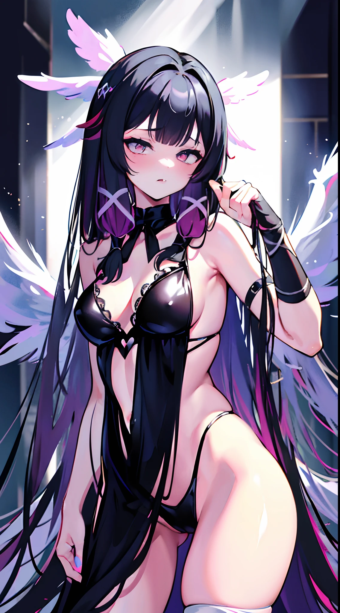 draw, depraved, Darkness, s girl, Wings, Evil,,Sexy,Heteropupil,Viscous liquid all over the body,Raised sexy,seductiv,goopy,cleanness,You're a big badass