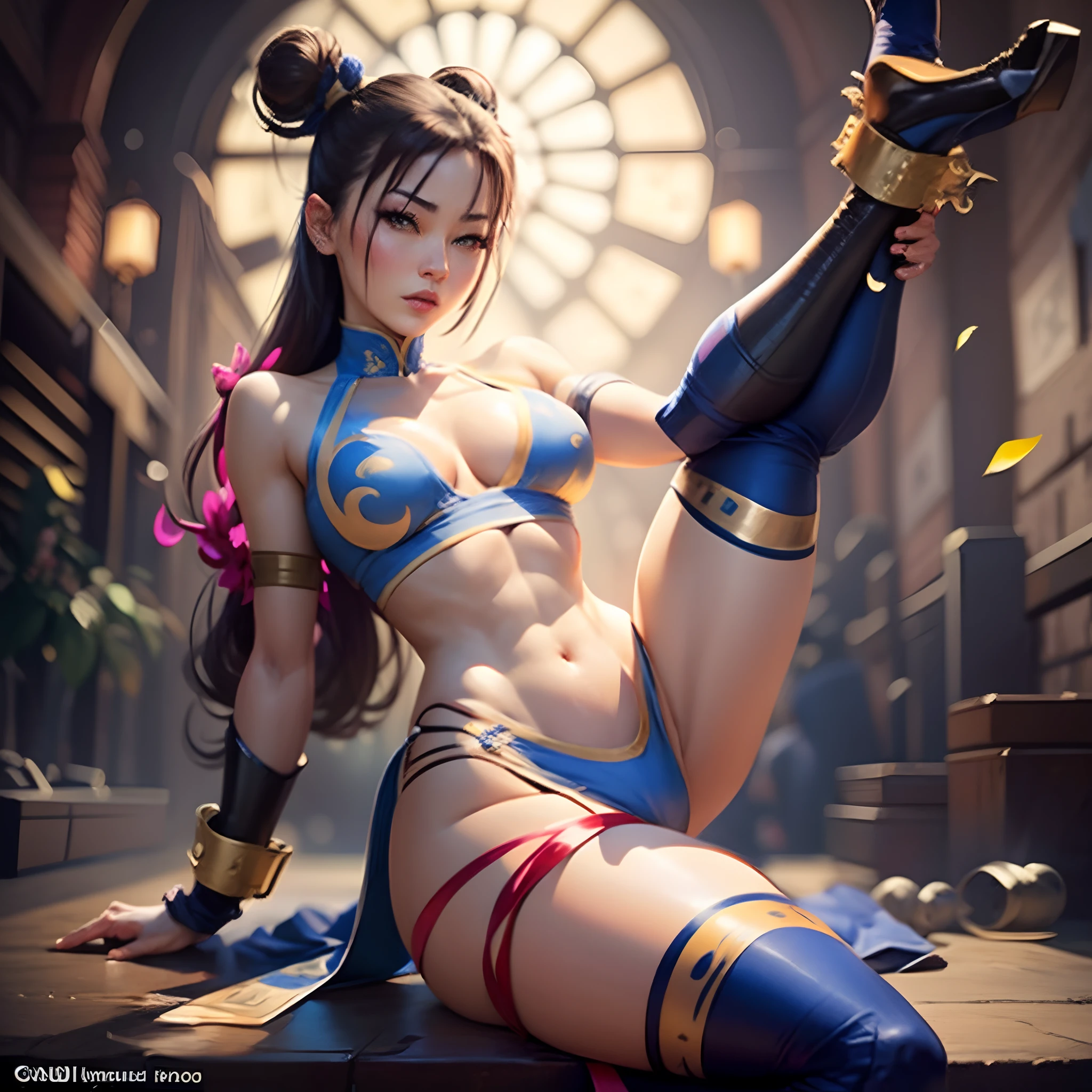Chun Li and Mai Shiranui, seduction and fantastic poses --auto --s2