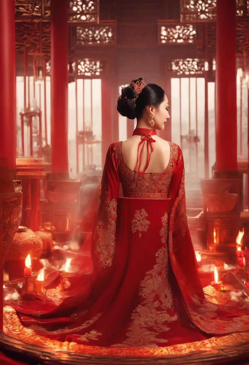 is a LOGO,Red,China Hi-Tech,There is a flame