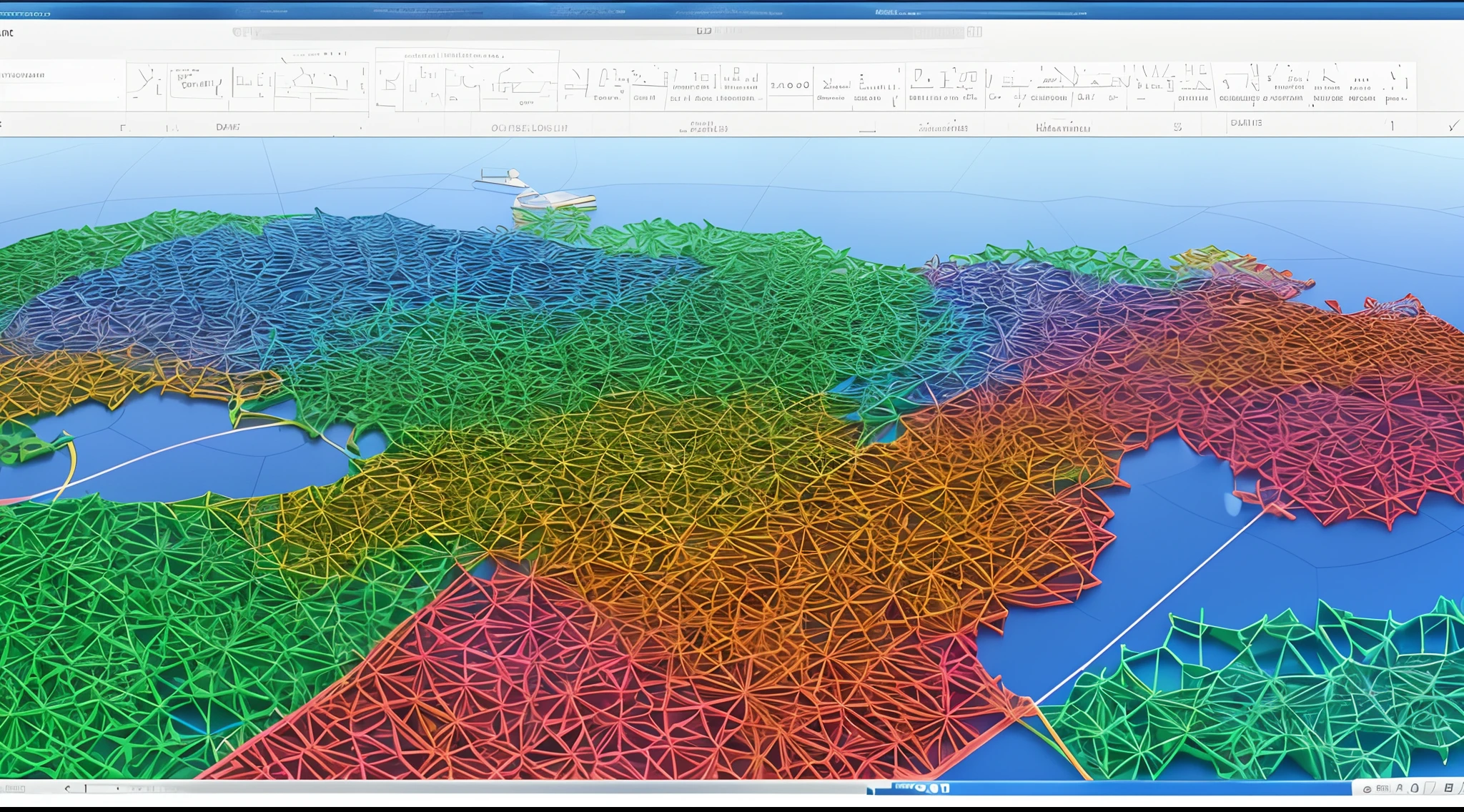 Engaging 3D visualization featuring stunning graphs、glinting