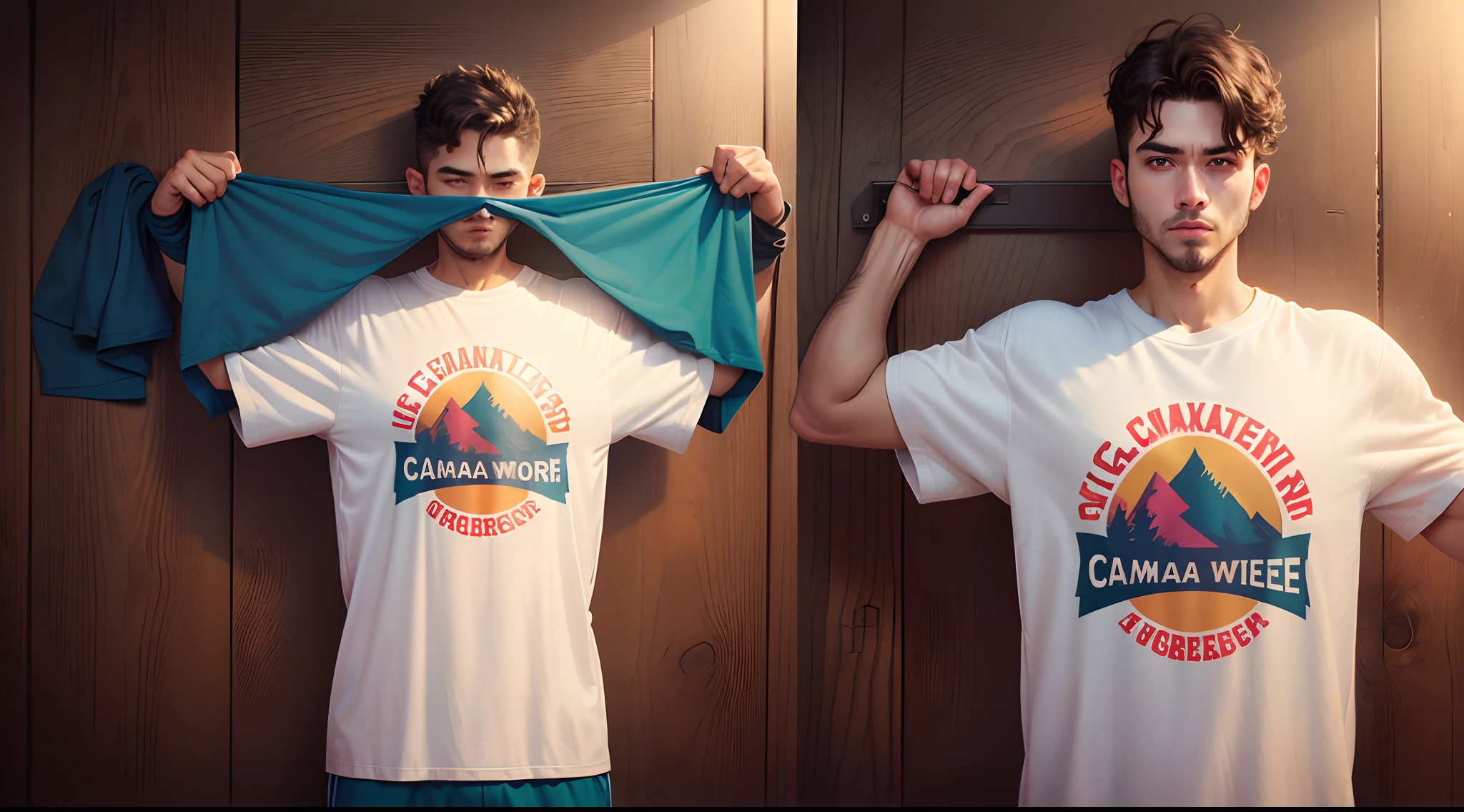 Mockup camisetas Overzide