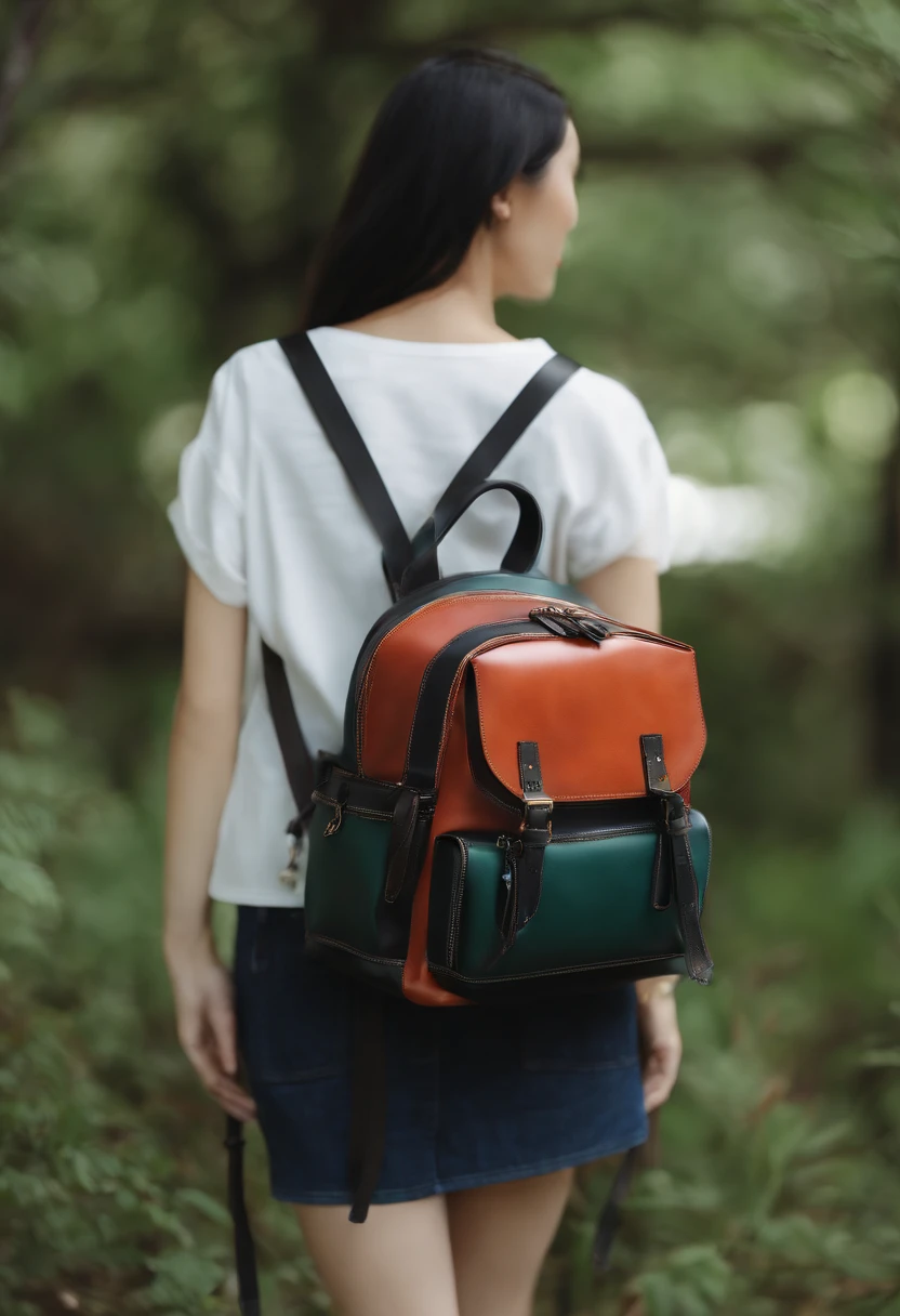randoseru backpack, black
