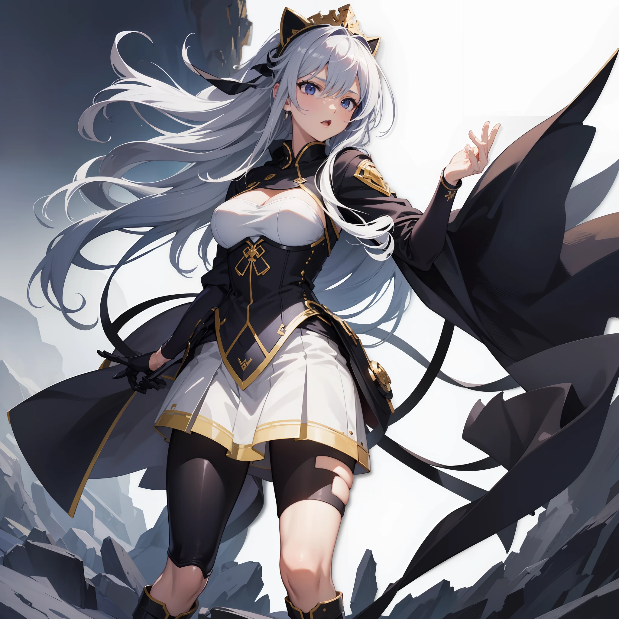 masuter piece, Best Quality, ultra-detailliert, hight resolution, hight resolution, superfine illustration, beautiful artwork, Official art, production art, anime screen cap, SSB, Ruflé