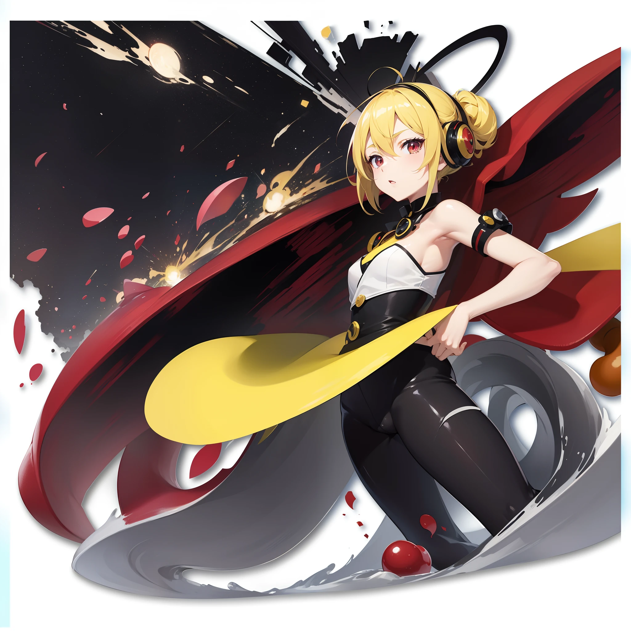 masterpiece、Highest quality、High resolution、One Splatoon girl、AS-Adult、Open Mouth Smile、(Tsundere)、Golden Eyes、(blush)、Golden ponytail tentacle hair、Gal Makeup、Earrings、accessories、shirt、Skirt、((Huge 、Cleavage))、Chirarizum、((Japanese high 、White Sailor Suit))、Seraphim、Summer clothes、Full body portrait、Real Anime、3d、school、In front of the school gate、Situational Art、