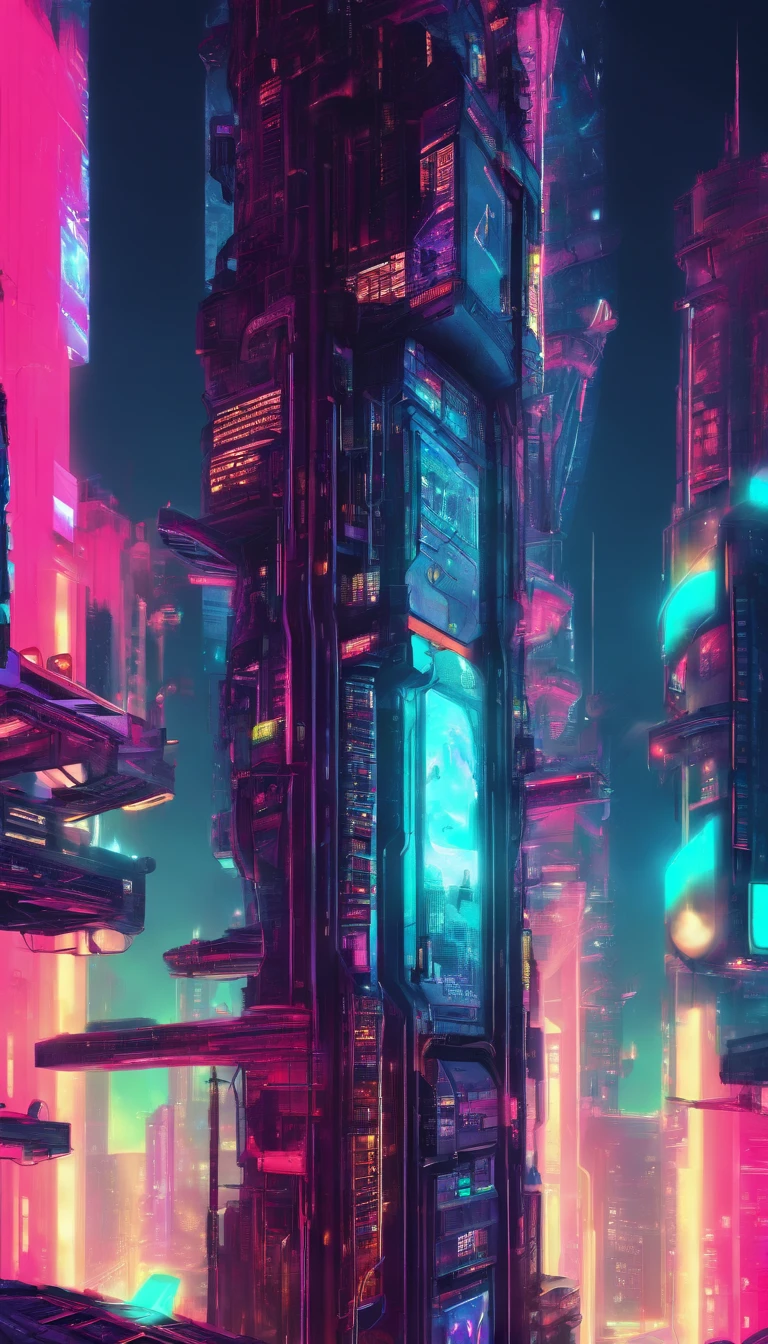 Orbital elevator looking up from the surface of the earth