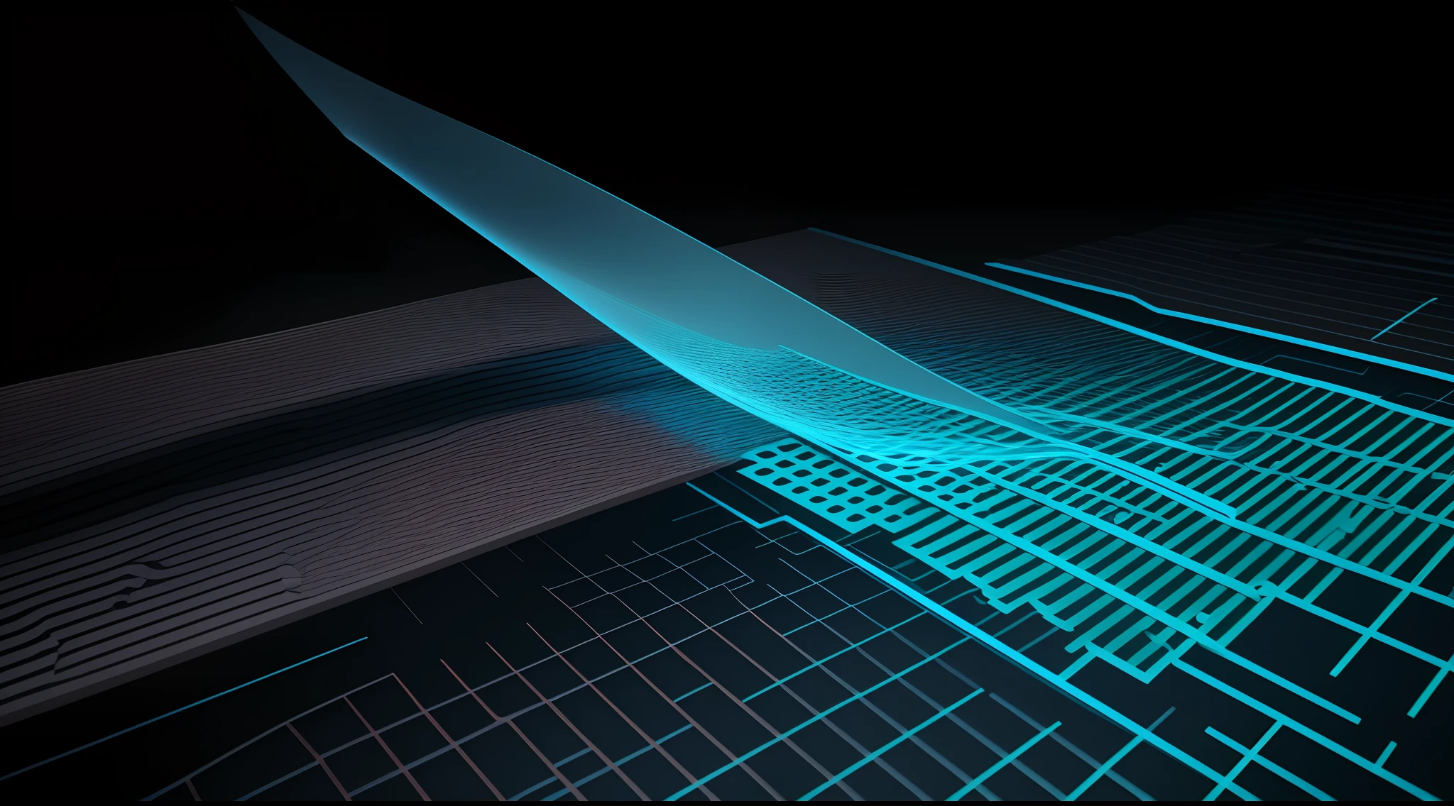 Engaging 3D visualization featuring stunning graphs、glinting