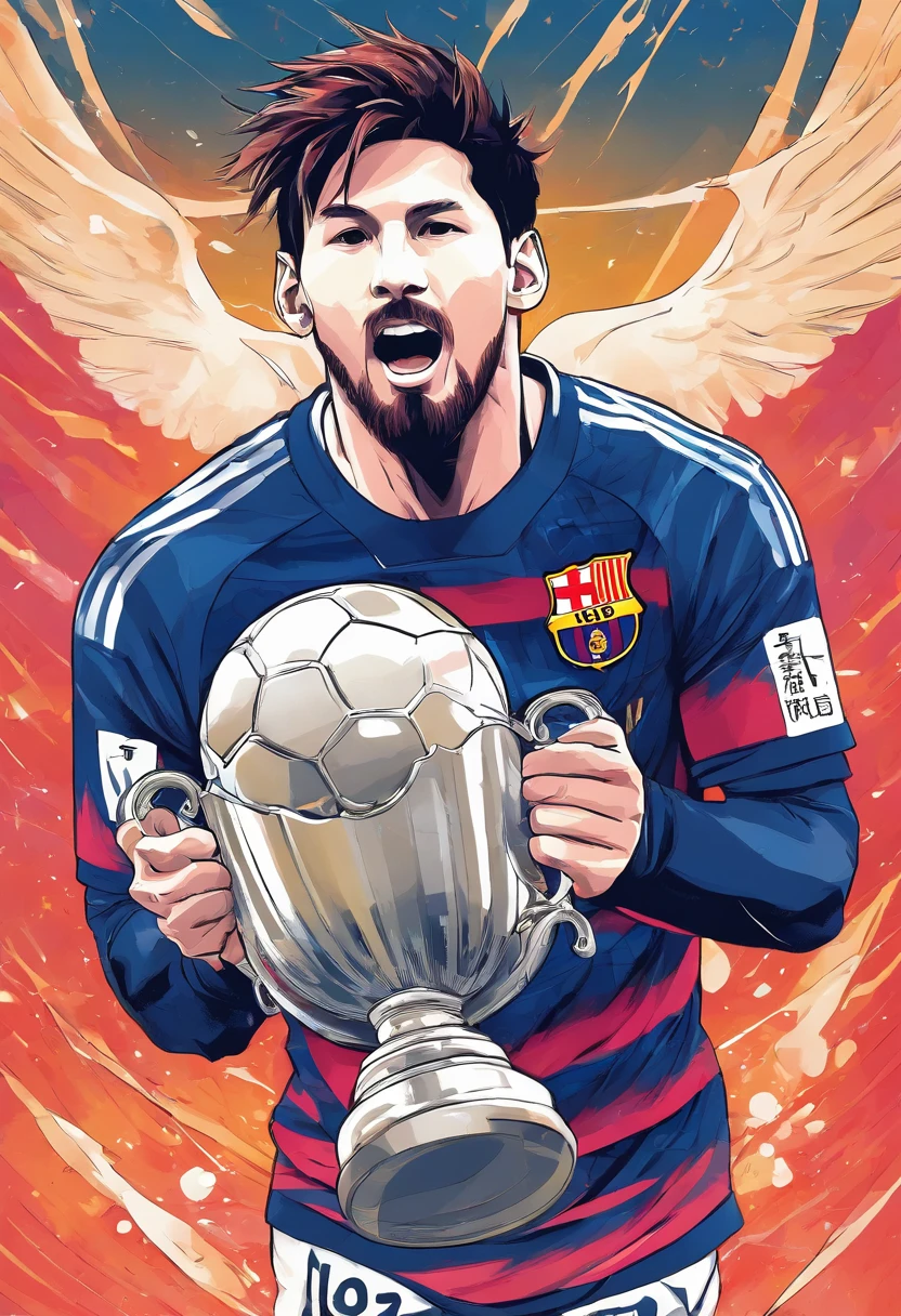 Messi lifted cup