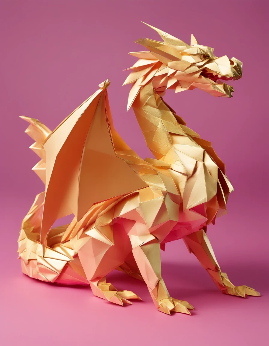 (highres, best quality:1.2), radiance, soft contours, beautiful drawing, image of a dragon on a gold knife handle, rich glitter, pink soap bubbles