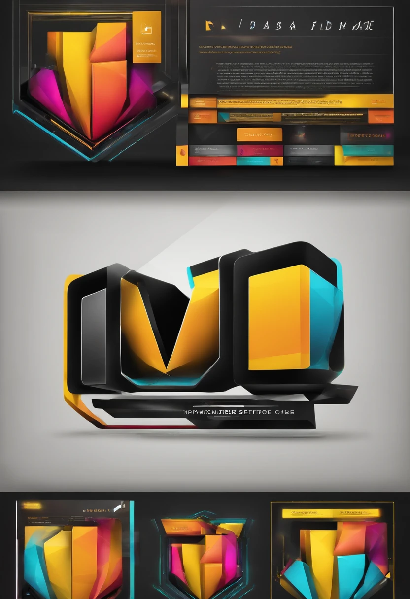 Desenhe pra mim um logo tipo geometrico de um investidor para ser a logo do meu canal do youtube, as cores precisam ser preta e amarela!