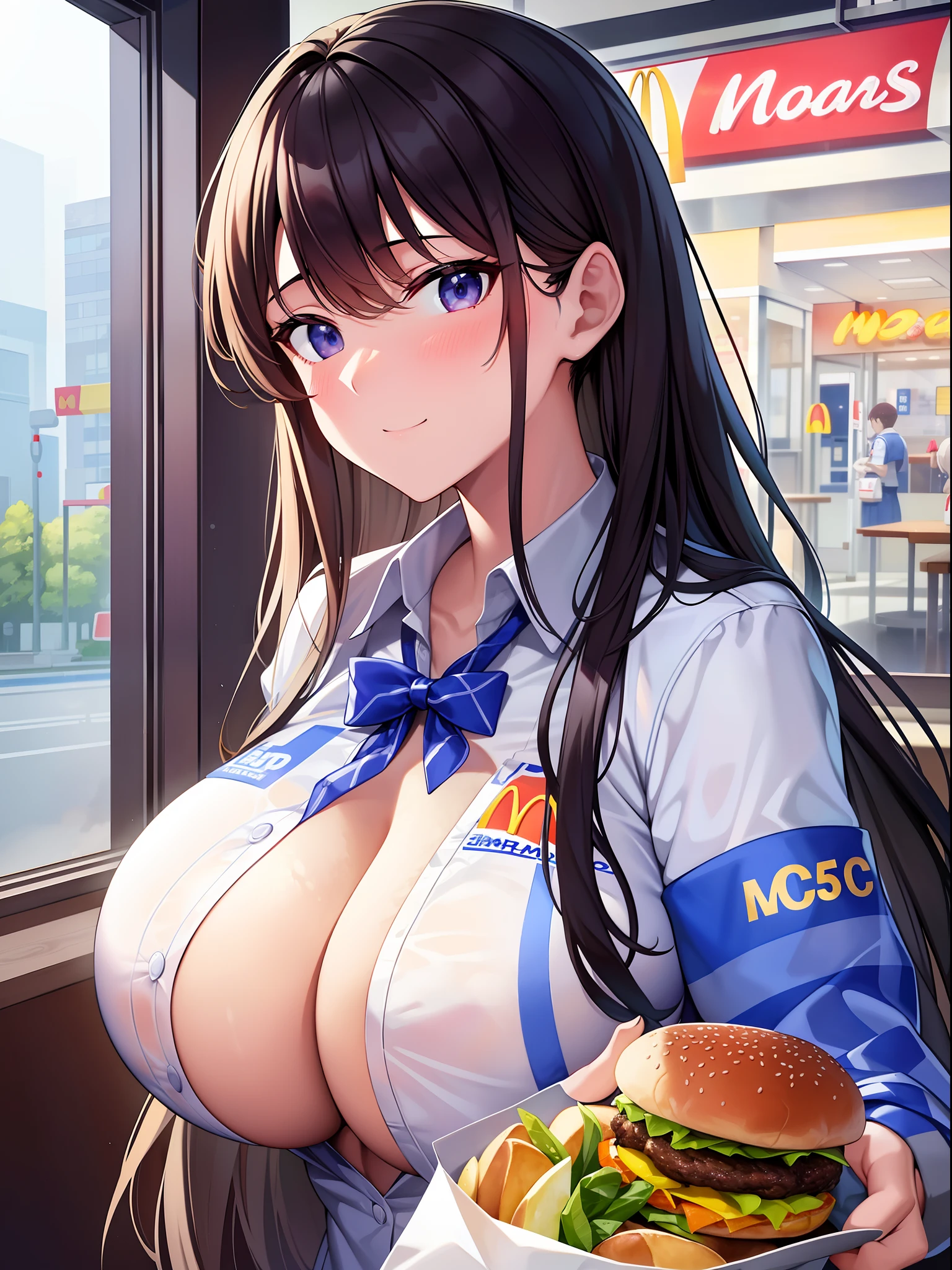 Outrageous resolution、​masterpiece++、top-quality++、ultra-definition++、ultra-definition++、4k++、8k++、from side、（Background Focus）++、Dressed woman praises huge breasts high school student selling hamburgers and potatoes in McDonald's uniform at McDonald's destroying city、Colossal breasts high school student rune selling hamburgers and potatoes in McDonald's uniform、Colossal breasts high school student selling hamburgers and potatoes in McDonald's uniform at McDonald's、Colossal breasts high school student selling hamburgers and potatoes in McDonald's uniform flying above、Colossal breasts high school student married woman selling hamburgers and potatoes in McDonald's uniform at McDonald's、President of a high school student with huge breasts selling hamburgers and potatoes in a McDonald's uniform at McDonald's、Detailed contemporary art、Contemporary Art Style、BlakeThe president of a high school student with huge breasts selling hamburgers and potatoes in a McDonald's uniform at a beautiful modern McDonald's、Colossal breasts high school student college student selling hamburgers and potatoes in McDonald's uniform、Contemporary Art Behans、Colossal breasts high school student selling hamburgers and potatoes in McDonald's uniform at McDonald's、Colossal breasts high school student selling hamburgers and potatoes in McDonald's uniform at beautiful McDonald's、Colossal breasts high school student selling hamburgers and potatoes in McDonald's uniform at shiny floating McDonald's、Colossal breasts high school student selling hamburgers and potatoes in McDonald's uniform、 Colossal breasts high school student sparks selling hamburgers and potatoes in McDonald's uniform at dazzling McDonald's、Colossal breasts high school student chain selling hamburgers and potatoes in McDonald's uniform at McDonald's、Colossal breasts high school student selling hamburgers and potatoes in McDonald's uniform、Colossal breasts high school student selling hamburgers and potatoes in McDonald's uniform with ha