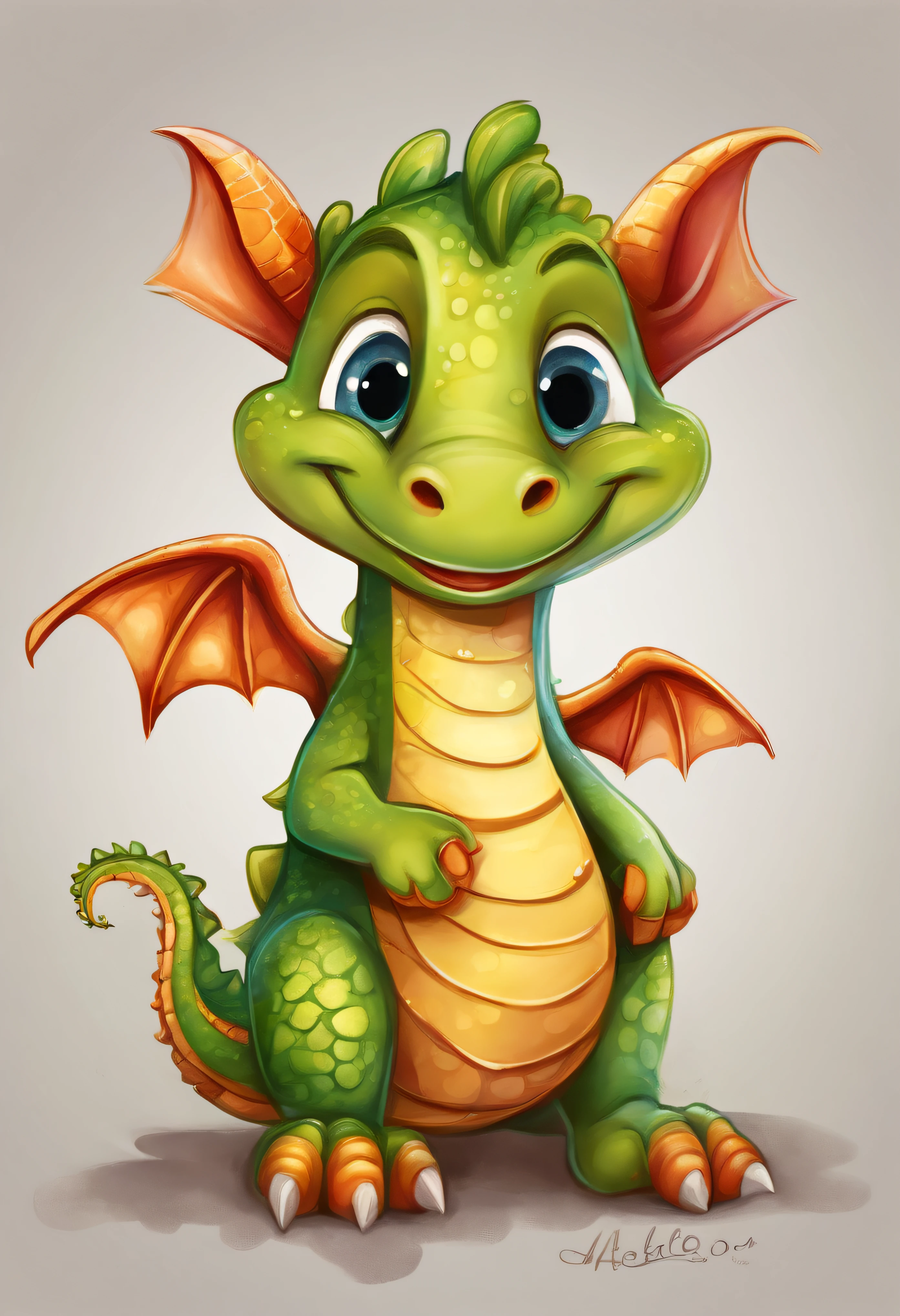 Cartoon cute little dragon, character design, sticker design, painting digital adorable, arte digital detalhada bonito, colorful kids book illustration, bela arte digital, abelha maia, illustration of children's books, illustration of children's books, (abelha), cute illustration, cute storybook illustration, illustration of children's books, Illustration for children's book, illustration of children's book, abelha grande, a beautiful artwork illustration, separated from white background
