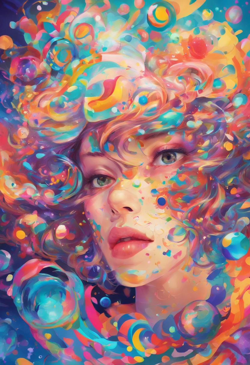 ((top-quality, 8K)), (Realistic), (Face Focus: 1.1), (white and black: 1.3), Kawaii Girl, short-hair,
Hair fluttering in the wind, Facing to the side, Look up at your face, Eyes closed, (Sleeveless: 1.1)、Skirt, D Cup Breasts,Countless soap bubbles