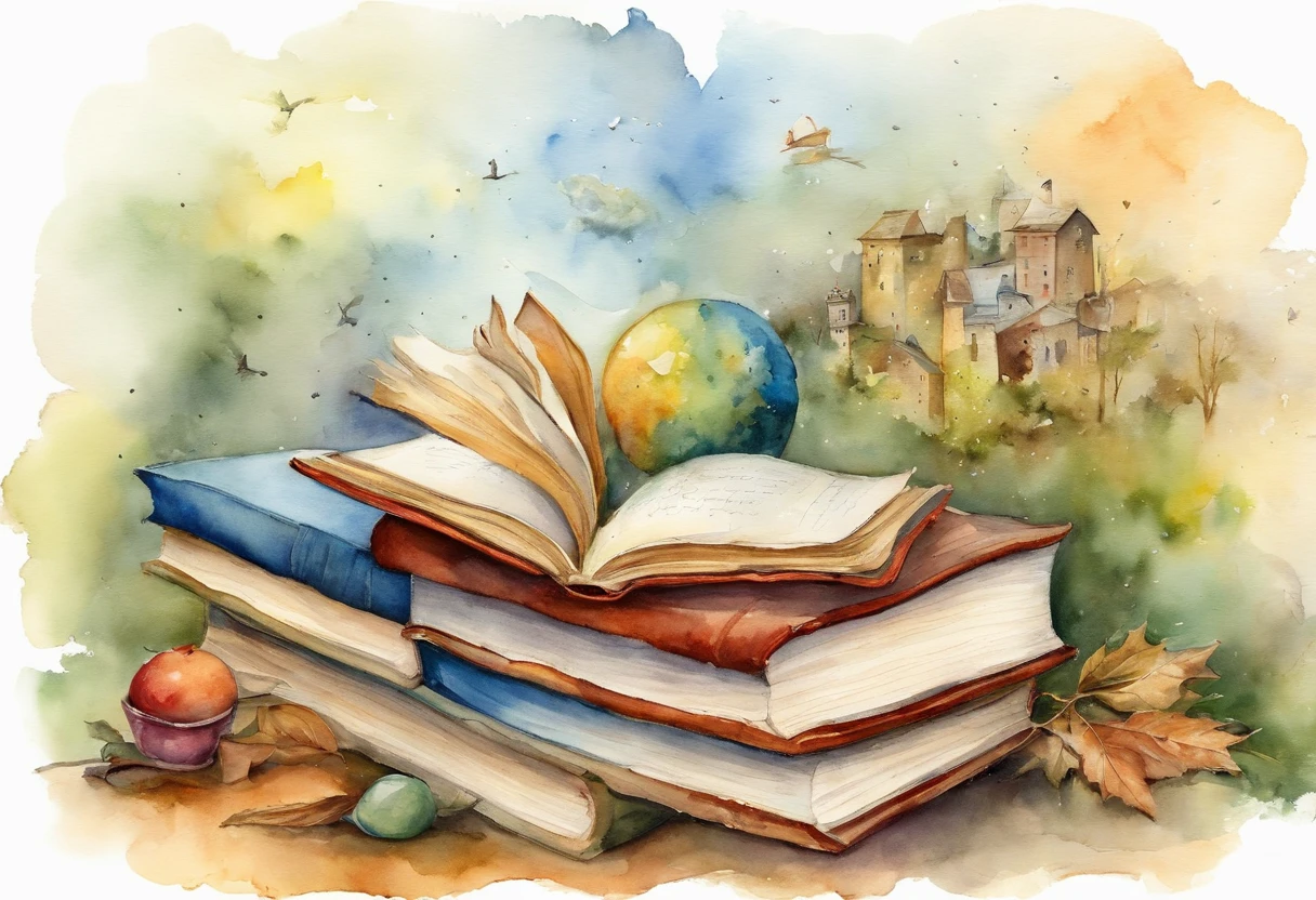 reading books on the sky, simbology a freedom of reader