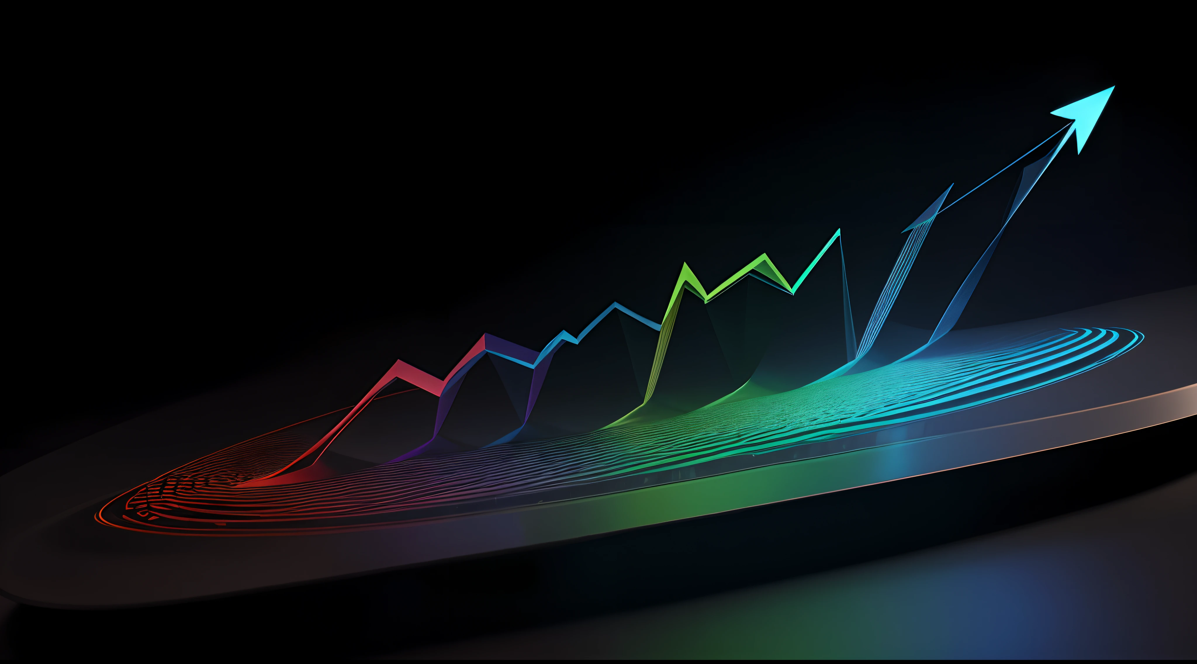 Engaging 3D visualization featuring stunning graphs、glinting