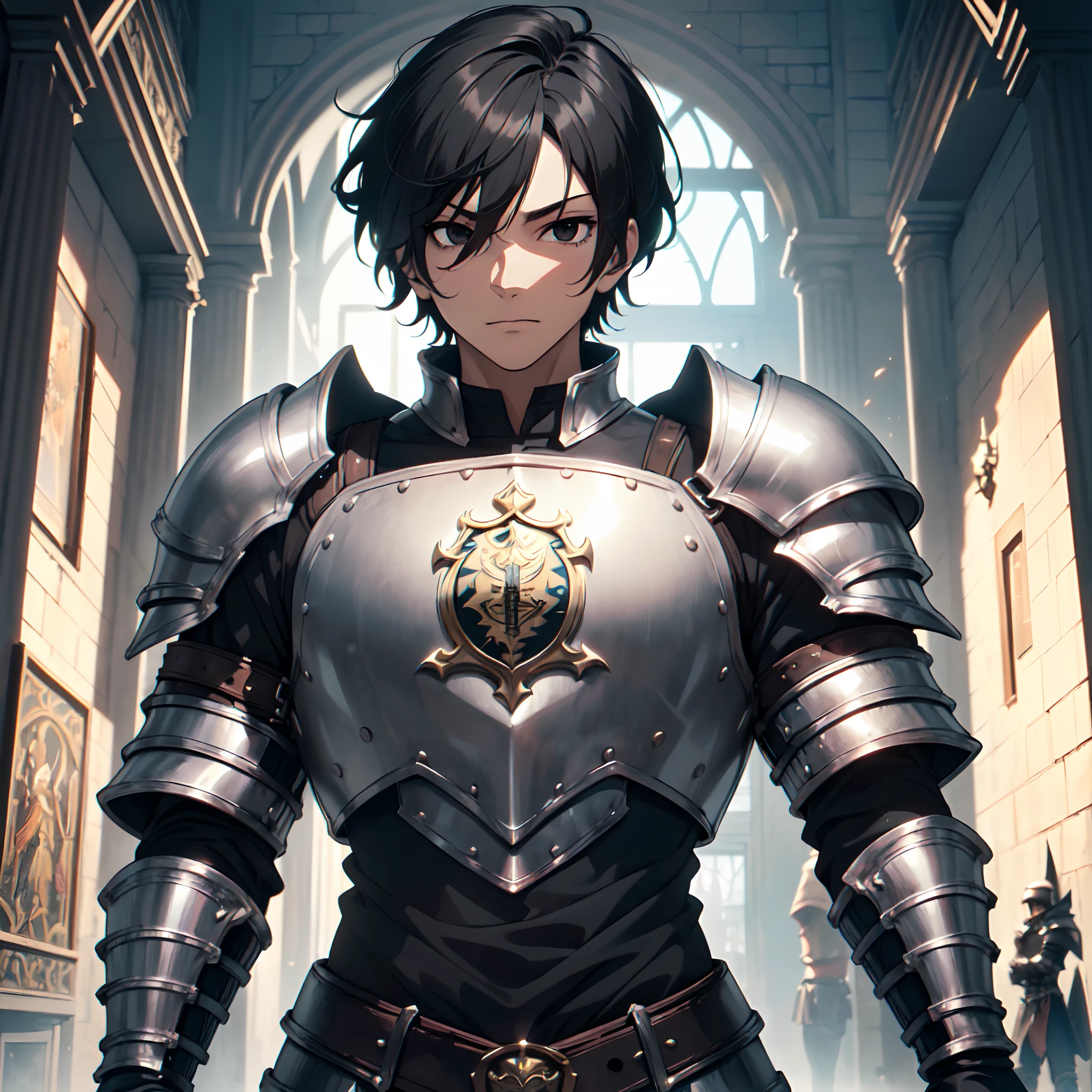128K Ultra High Definition,
128K Ultra High Quality,
128K Ultra High Resolution,
Best Definition,
Best Quality,
Best Resolution,
Perfectly Detailed,
Perfectly Designed,
Extremely Detailed,
Extremely Designed,
Hyper Detailed,
Hyper Definition,
Hyper Quality,
Hyper Resolution,
Masterpiece,
(((Anime))),
Body Shot,
(((Boy))),
Handsome,
Muscular Body,
(((Black Short Hair))),
(((Black Eyes))),
(((Hyper Detailed & Perfectly Designed Armor Plates))),
(((Hyper Detailed & Perfectly Designed Baron Armor))),
(((Inside Of Medieval Royal Palace Background Scenery))),