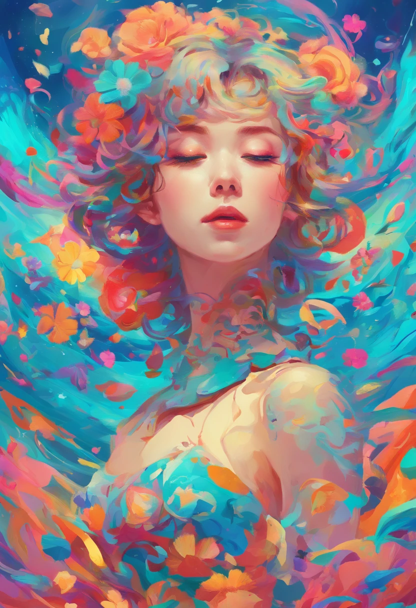 (absurdres, highres, ultra detailed), 1girl, solo, extremely detailed eyes, (official art, beautiful and aesthetic:1.2), (fractal art:1.5), (full body, naked body:1.2), (breasts, nipples:1.2), (perfect vagina), colorful, highest detailed