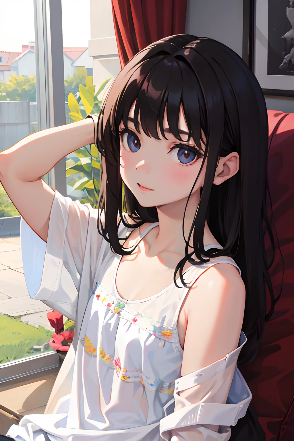 1girl, 25 years old woman, medium breasts, cute face, beautiful face, (perfectly detailed face), ((looking at viewer)), ((Hands behind the body)), hands behind head, Simple Background, One-piece swimsuit, poolside, sexy pose, standing by the pool, (full body visible), waki, smiley, sitting by the pool, Large Breasts, photorealistic, (bokeh), UHD, anatomically correct, highres