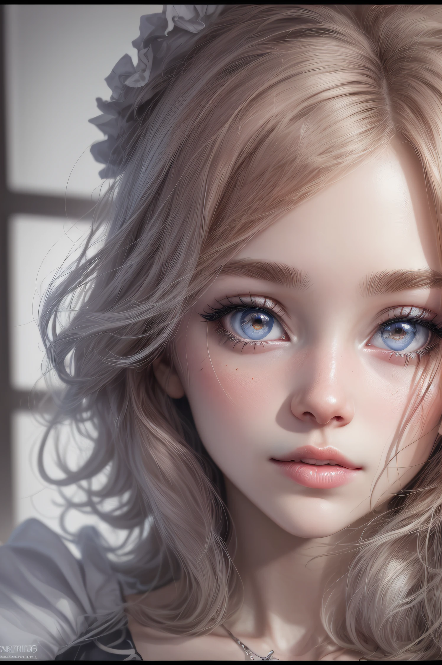 closeup face, detailed digital anime art, Anime with small details, Best Quality, Masterpiece, Ultra-detailed, Beautiful, hight resolution, Original,CG 8K ультрареалистичный, perfect artwork, beatiful face, Face Clean, Skin, hyper realistic, Ultra Detailed, A detailed eye, dramatic lighting, (Realistic) Realistic, Full HD, Best Quality, Best Quality, Beautiful lighting, (8k wallpaper of extremely detailed CG unit), High Details, sharp-focus, The art of dramatic and photorealistic painting, housemaid, maid's clothes, High detail of clothing,
