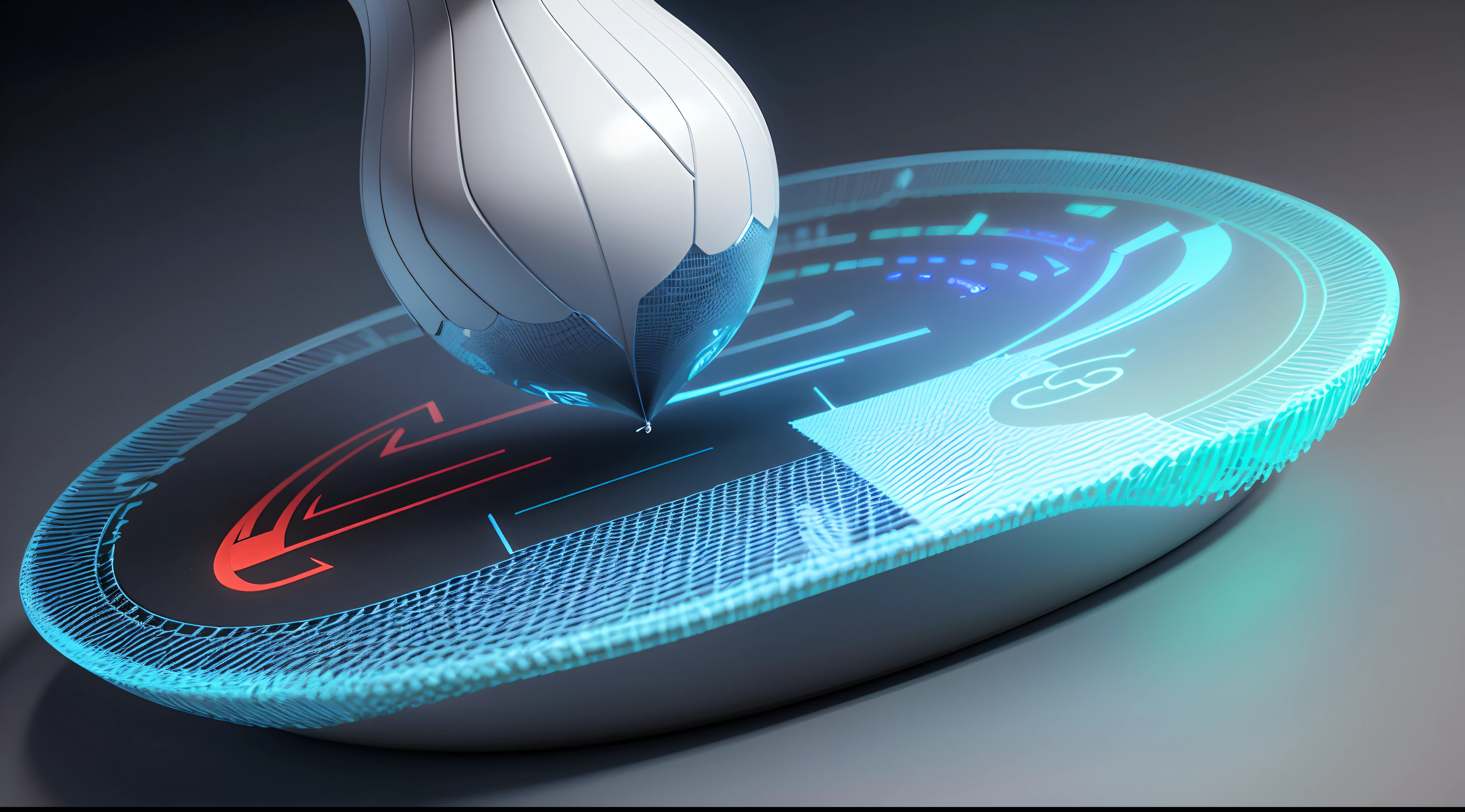 Engaging 3D visualization featuring stunning graphs、glinting