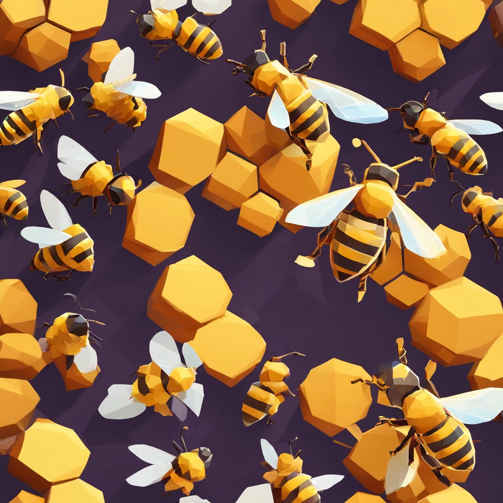 Bees collect honey，internet，Technologie