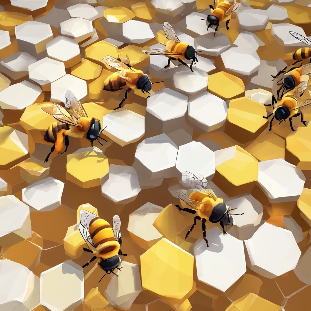 Bees collect honey,internet,Technologie