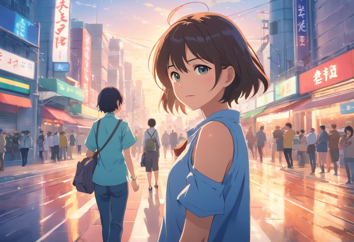 (best quality,4k,highres,masterpiece:1.2),(realistic:1.37),ultra-detailed,hand-drawn,illustration,comic style,logo-like illustration,unique characters,uniformity of characters,colorful,energetic,mascot character,delivery person,comic,anime,gag image,funny,humorous,expressive,memorable,action-packed