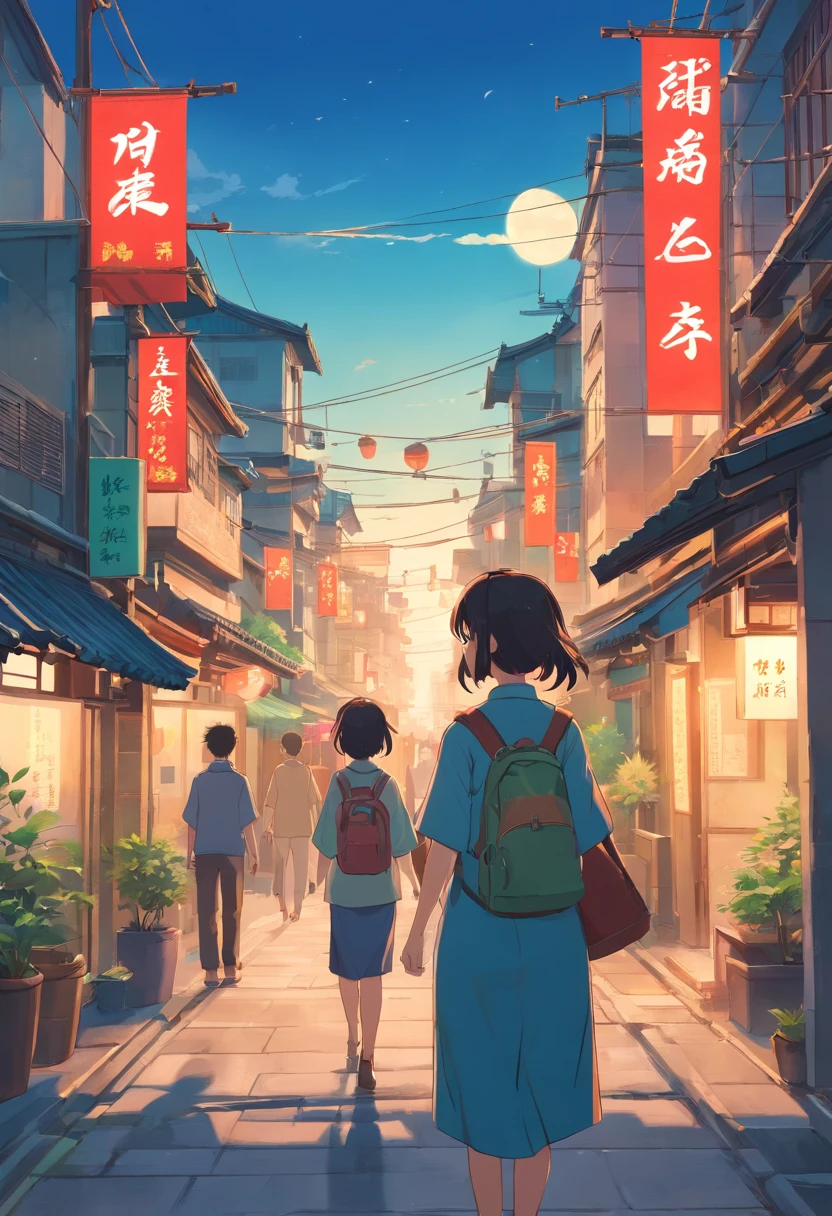 (((Comic storyboard))),comic strip,Two-dimensional picture,Manhwa Style,Makoto Shinkai animation style,Makoto Shinkai animation film art style,Ultra-wide angle of view,China-style,A town with beautiful landscapes,Faraway view,super-fine,ultra - detailed,high qulity,8K ,oc rendered,dynamic viewing angle,Hyper Real,Ultra photo realsisim
