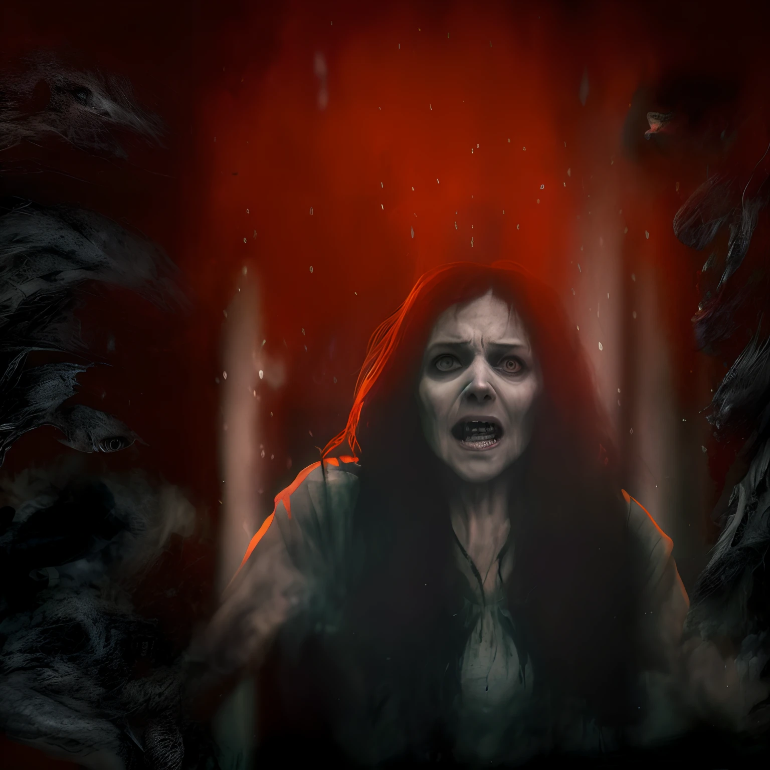 reimagine horror movie poster photorreal cinematic terrific