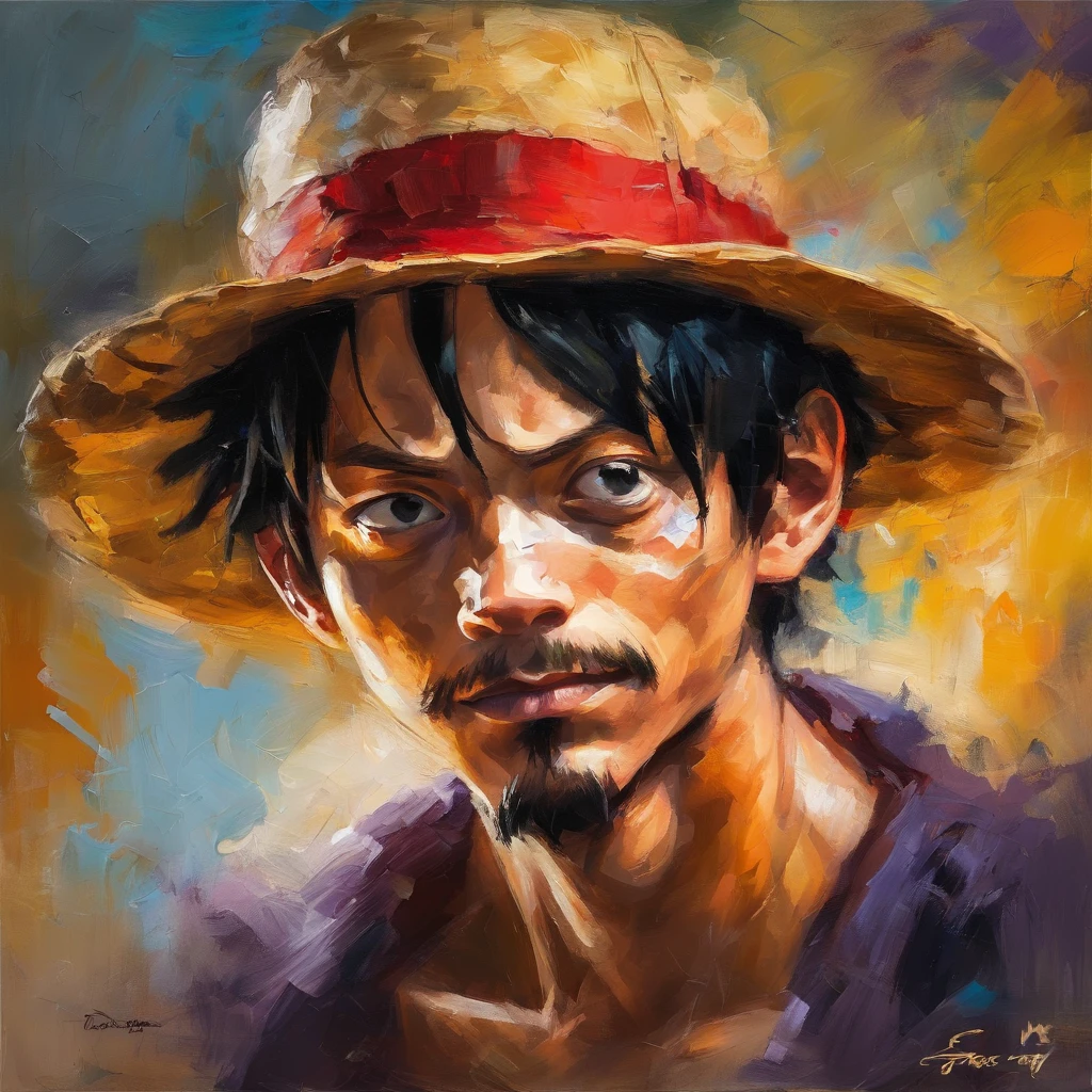 luffy one piece portrait
