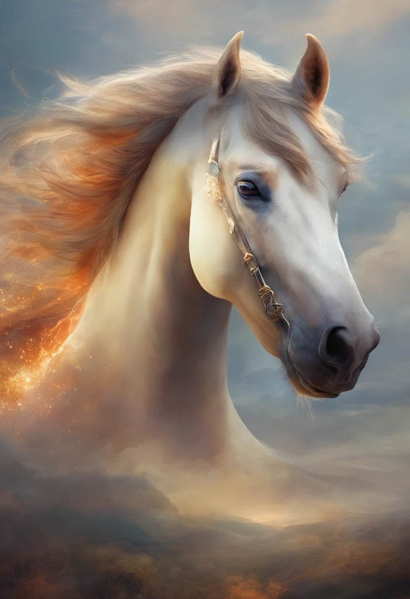 foto of A half horse half human,him have HEAD IS HOURSE,8k.16,h