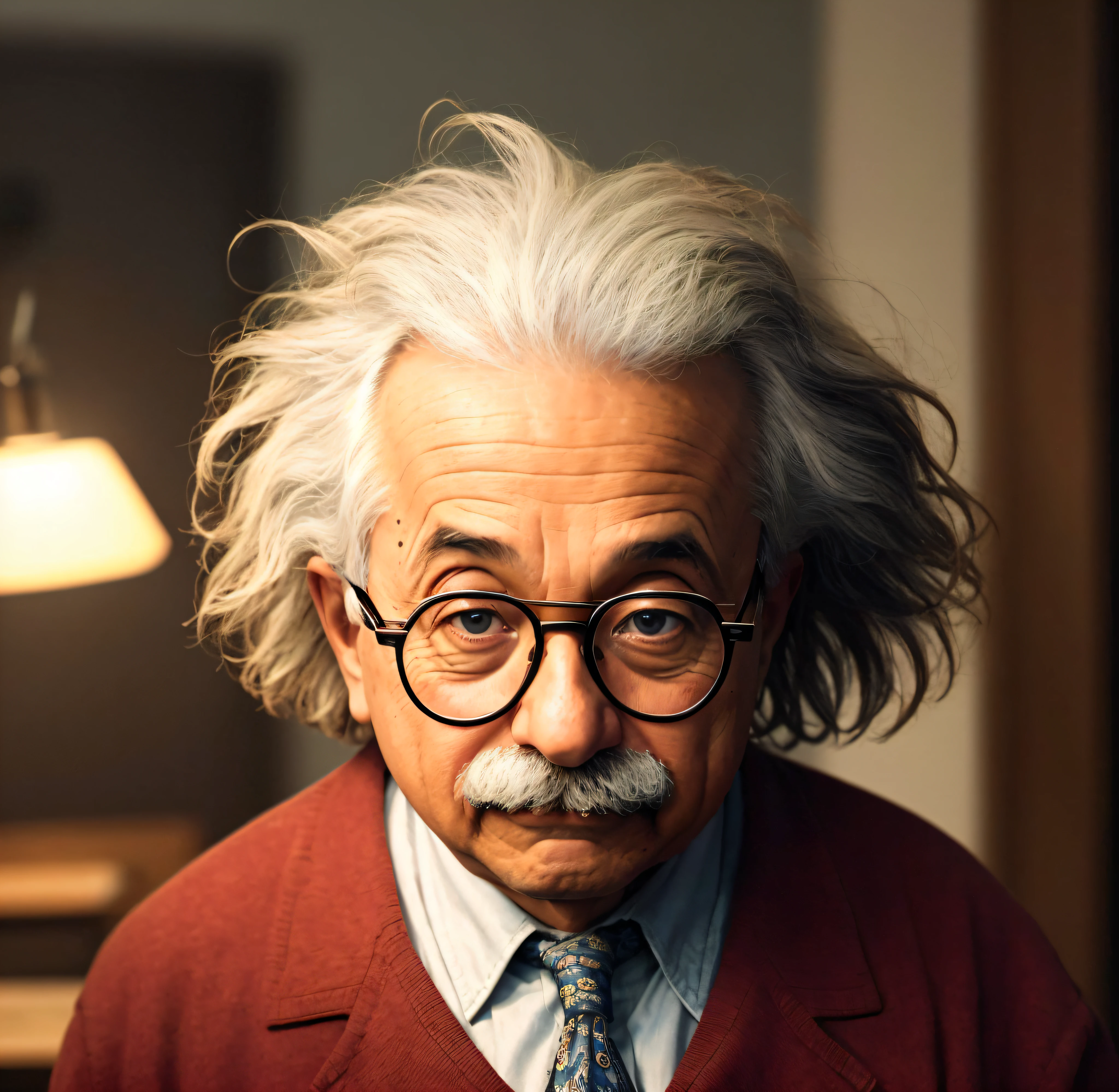 Image of a man with mustache and glasses, Retrato de Albert Einstein, Retrato de Einstein, homem inteligente, Einstein, albert einstein, foto de retrato, retrato vfx altamente detalhado de, Directed by: Ben Zoeller, genie, Velho com bigode, inspirado em Leo Leuppi, paper awesome wallpaper, Retrato VFX altamente detalhado, foto de retrato em close-up, pixar retrato 8 k foto
