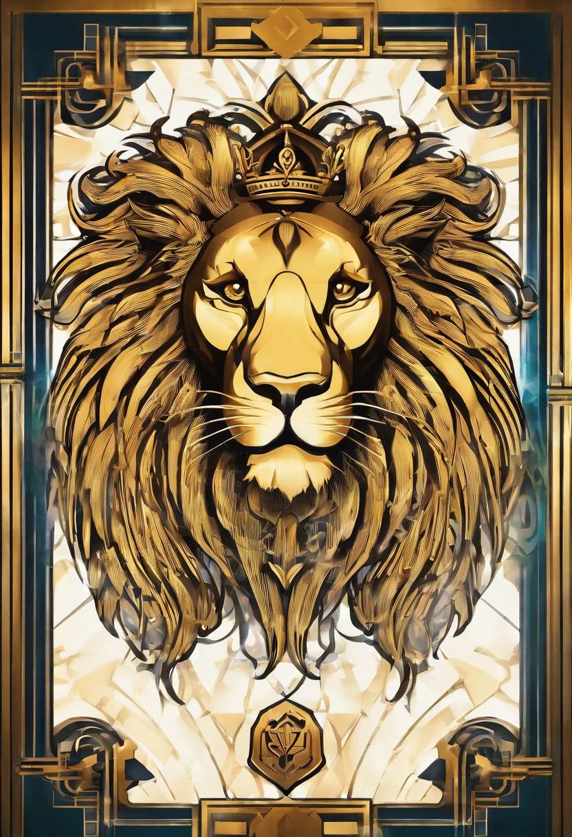 Escudo grego, Emblem of a lion, alto contraste de luz e sombra, fotografia profissional, utrarealista, light volumetric, cinemactic
