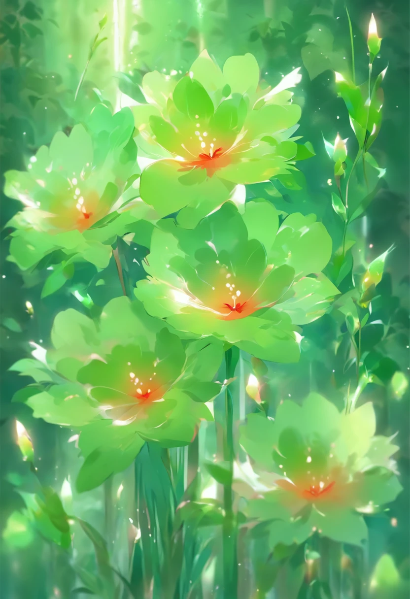 On slender emerald-green flower stems，Splendid and beautiful flowers bloom，The petals are compact，Not easy to fall behind，The leaves are long，Not easy to curl，The flowers are beautiful and abundant，The posture is elegant and chic，The colors are gorgeous and delicate，And that alluring rich aroma，Sweet and elegant，big breasts enchanting