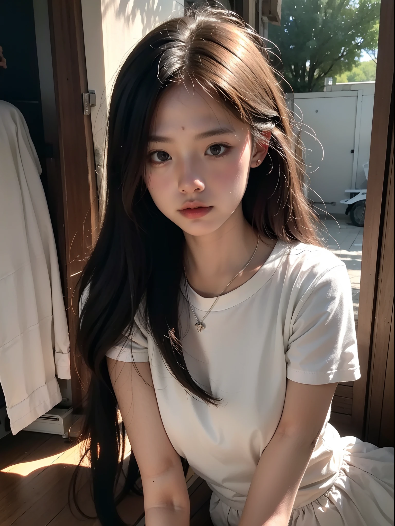 best qualtiy,RAW photos,(tmasterpiece:1.2),realisticlying,A high resolution,1girll,cinmatic lighting,depth of fields,