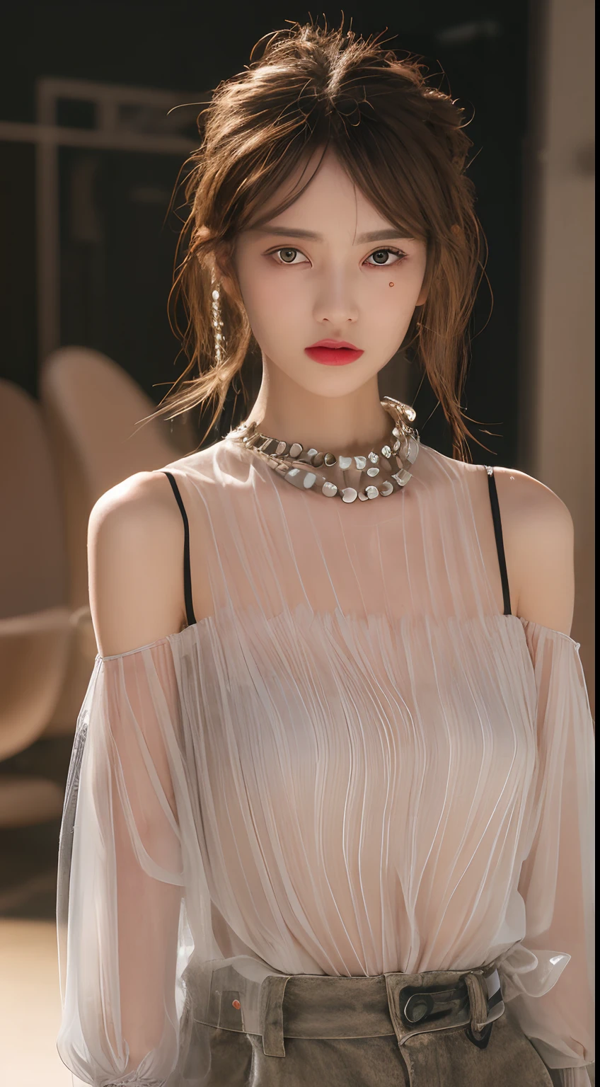closed mouth,lips,parted lips,pork liver red lips,