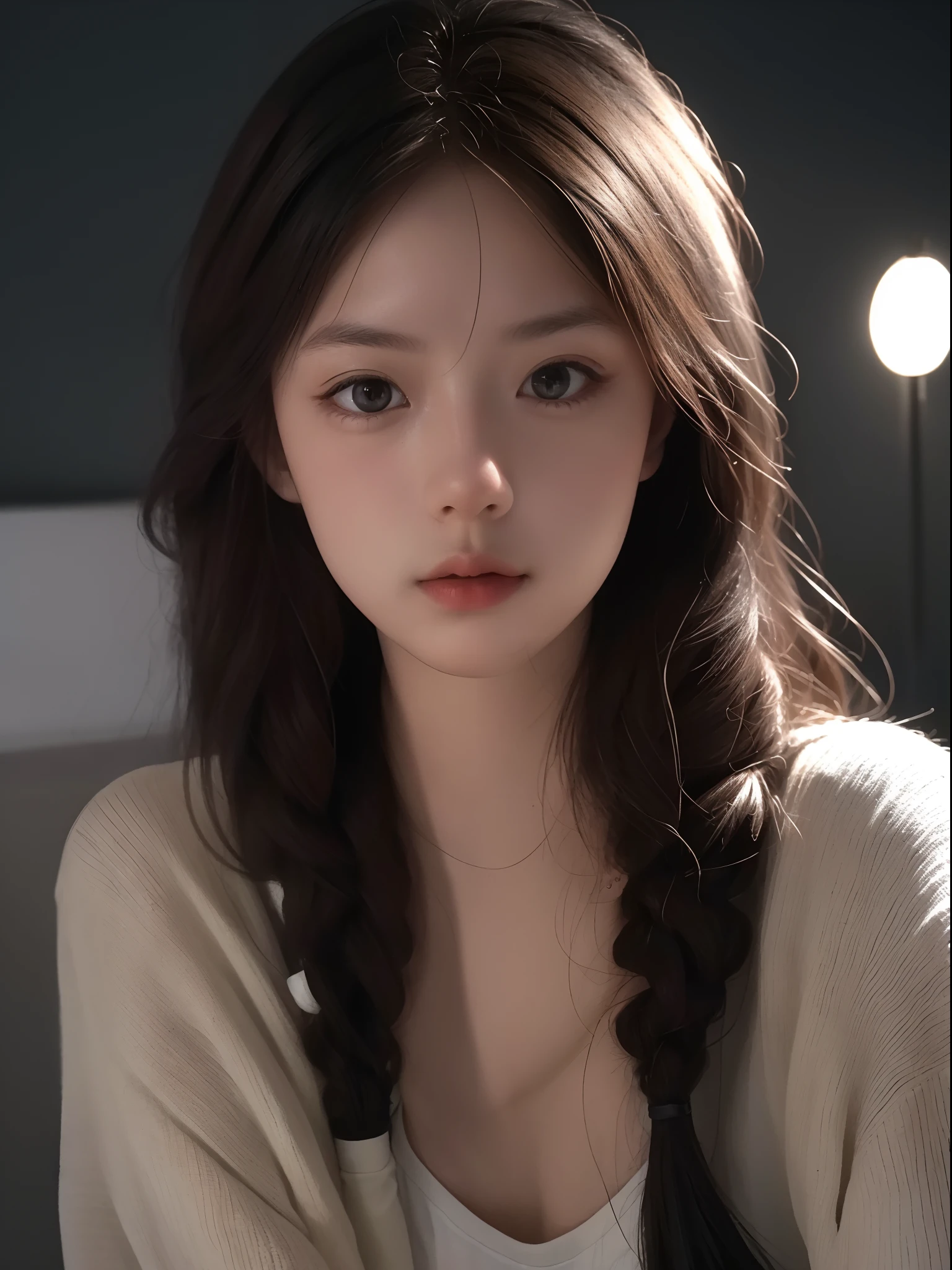 NSFW,4K,((Highest quality)),((masterpiece)),BREAK,((one girl)),(detailed),(in library),((One girl)),((perfect anatomy)),nsfw,((nude)),(naked),(()),((flat chest:1.3)),(stare at viewer with stern eyes:1.5),((one girl)),(bitting own lip:1.1),(angry:0.9),nose blush,(shamefull:1.2),(Straight hair),(beautiful hair),surprised, ((beautiful realistic face)),((skinny:1.3)),Beautiful Korean Women, Beautiful young Korean woman, Young and adorable Korean face, Gorgeous Young Korean Woman, Korean Girls, Girl cute beautiful face, Portraits of Korean female idols, Young and pretty Asian face, Cute natural anime face,Asian pretty face,((Backwards))