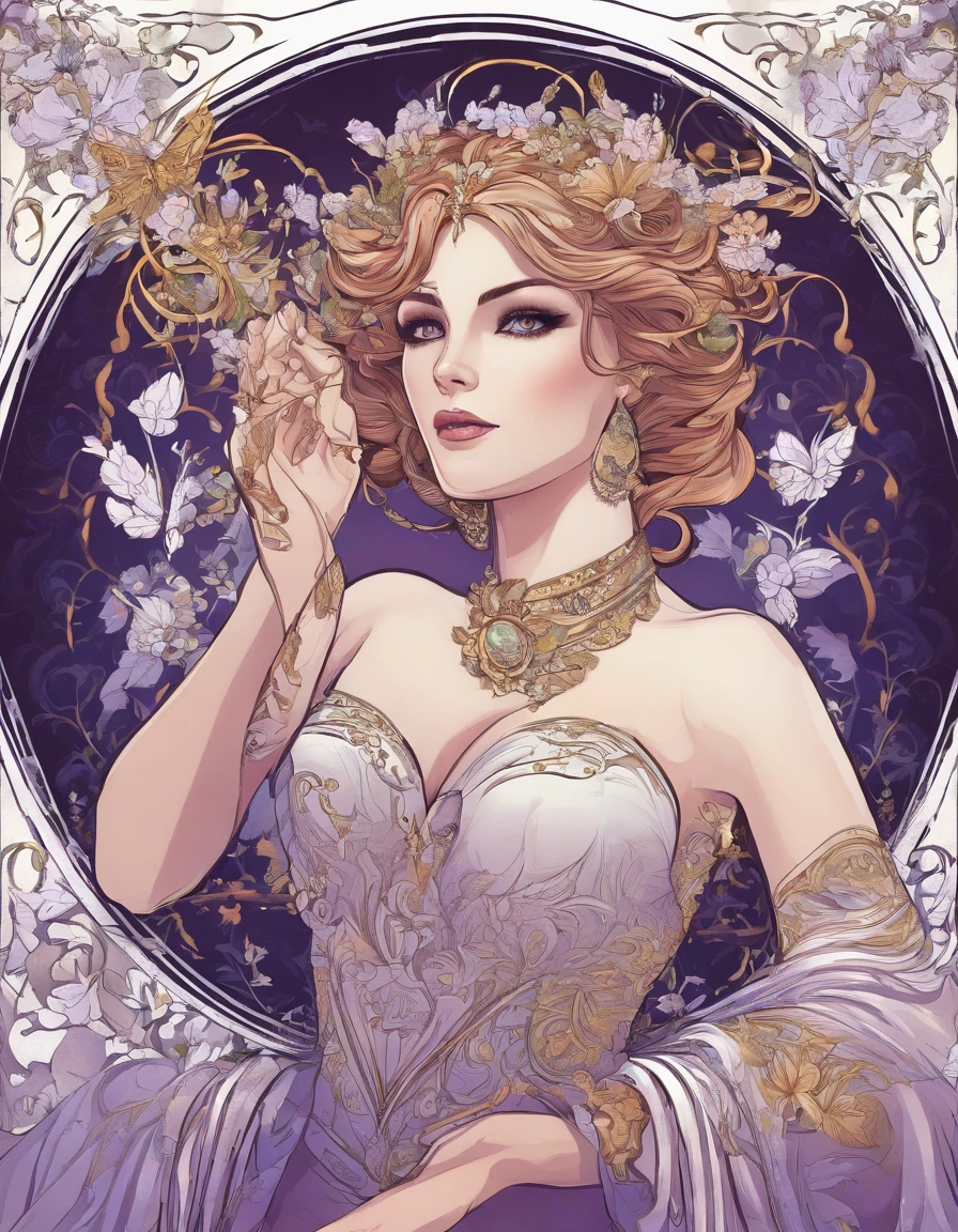 Mulher nordica encapuzada, segurando uma espada, assustador, cores muito brilhantes, light particles, com luz brilhante, Mshiff, Arte do papel de parede, Papel de parede UHD, artistic, intrincado, cores frias, tons de roxo