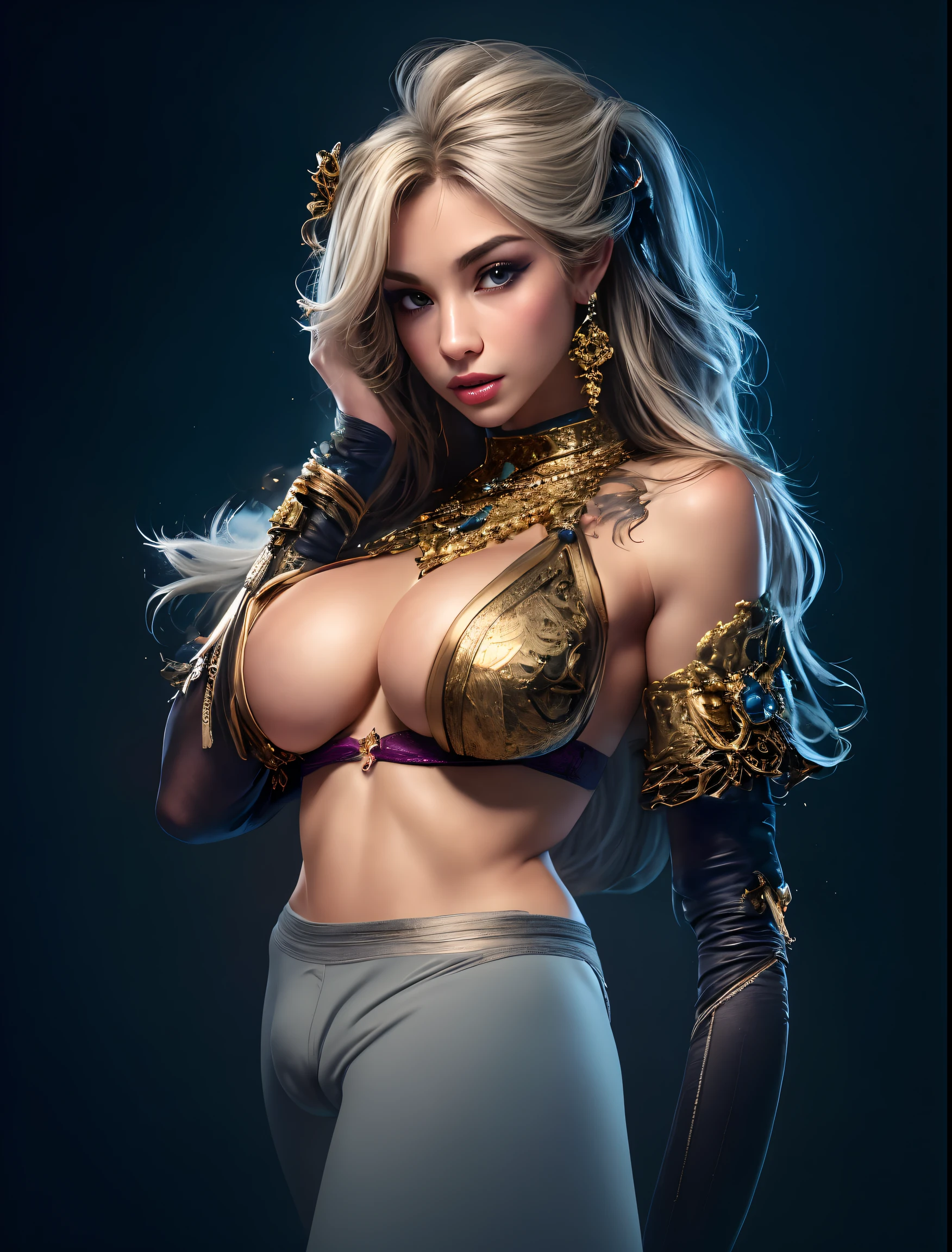 expand the image, complete head, complete hair, middle parted hair, no pbic hair, a  and  hanging down at 