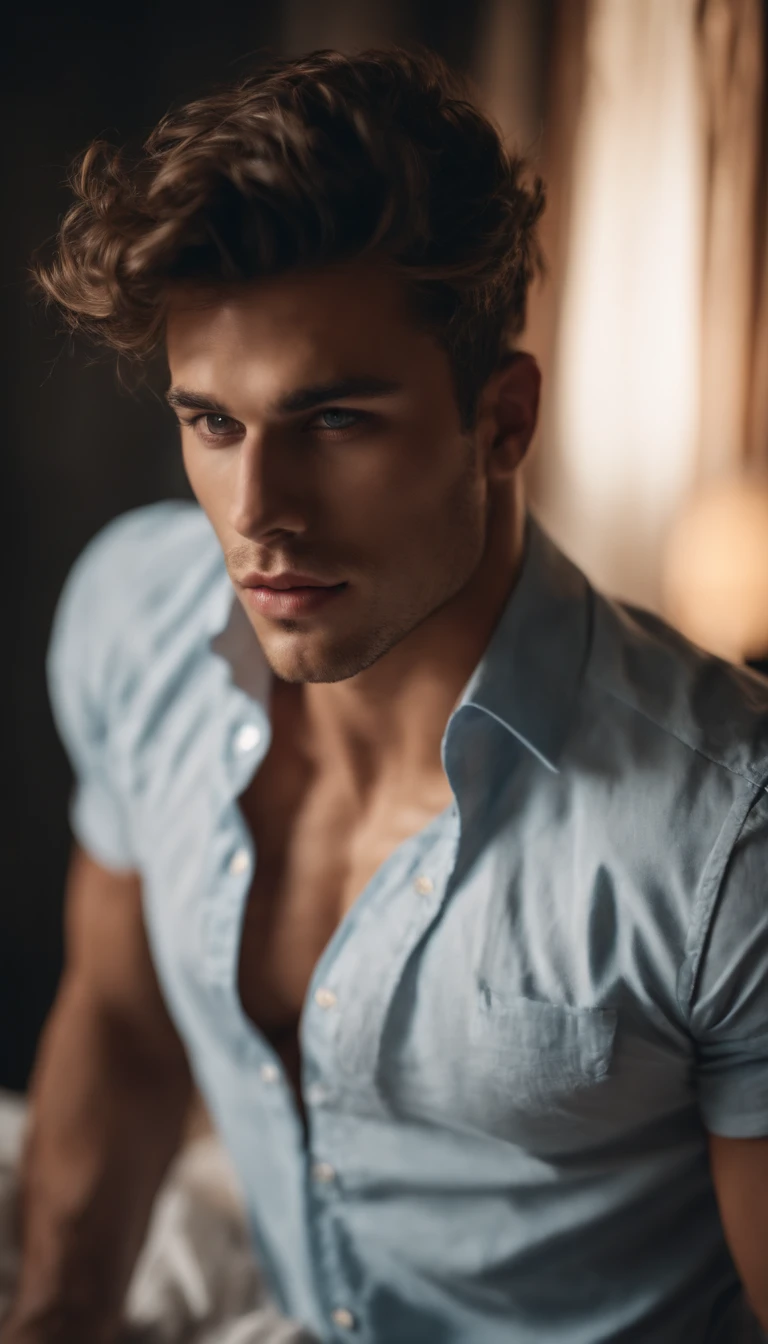 (1boy, photorealistic:1.4, ultra realistic, masterpiece:1.2, best quality, 4k, 8k) I’m looking for a man in finance, trust fund, 6’5”, blue eyes, (shot on Nikon d850 50mm, dlsr, RAW, cinematic lighting, 3 point lighting, flash with soft box)