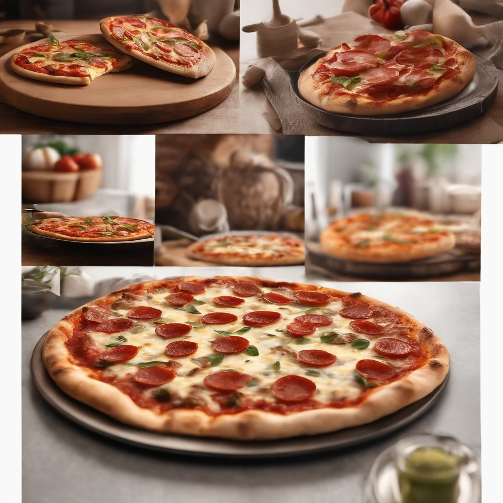 Muy gordo Thor come pizza grande, Detalles altos, ultra foto realsisim, realista, 8k