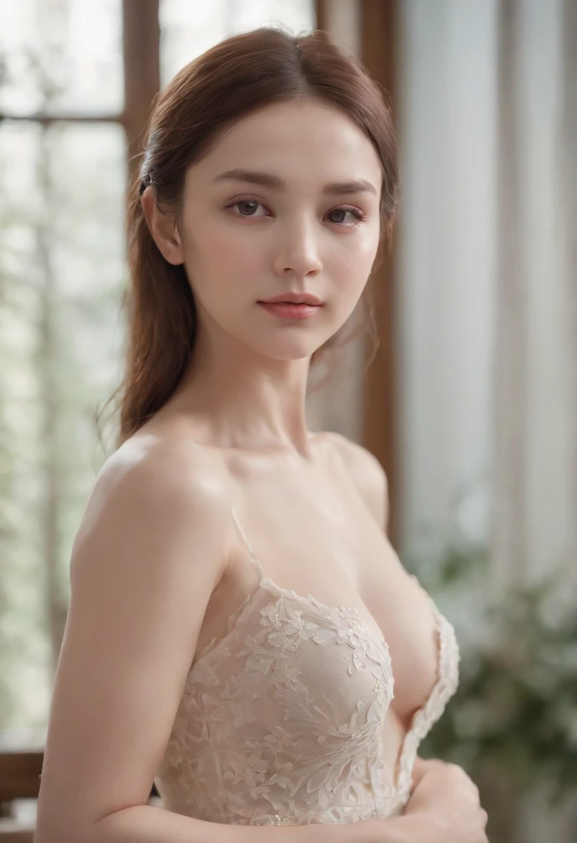 (myroom:1)、PM、Full body portrait:1.5、Naked ballerina、fullnude:1.5、20yr old、1 Russian girl、Innocence、(Realistic)、(intricate-detail:1.2)、(masterpiece、:1.3)、(top-quality:1.4)、 (超A high resolution:1.2)、超A high resolution、(A detailed eye)、(detailed facial features)、nffsw、8K resolution、(lensflare:0.7)、turned around、Busy with inspection reports、Face Viewer、Sensual body、Functional breast、Sensual milf、The chest is very detailed、 Very detailed、The papillae are very detailed、Very detailed